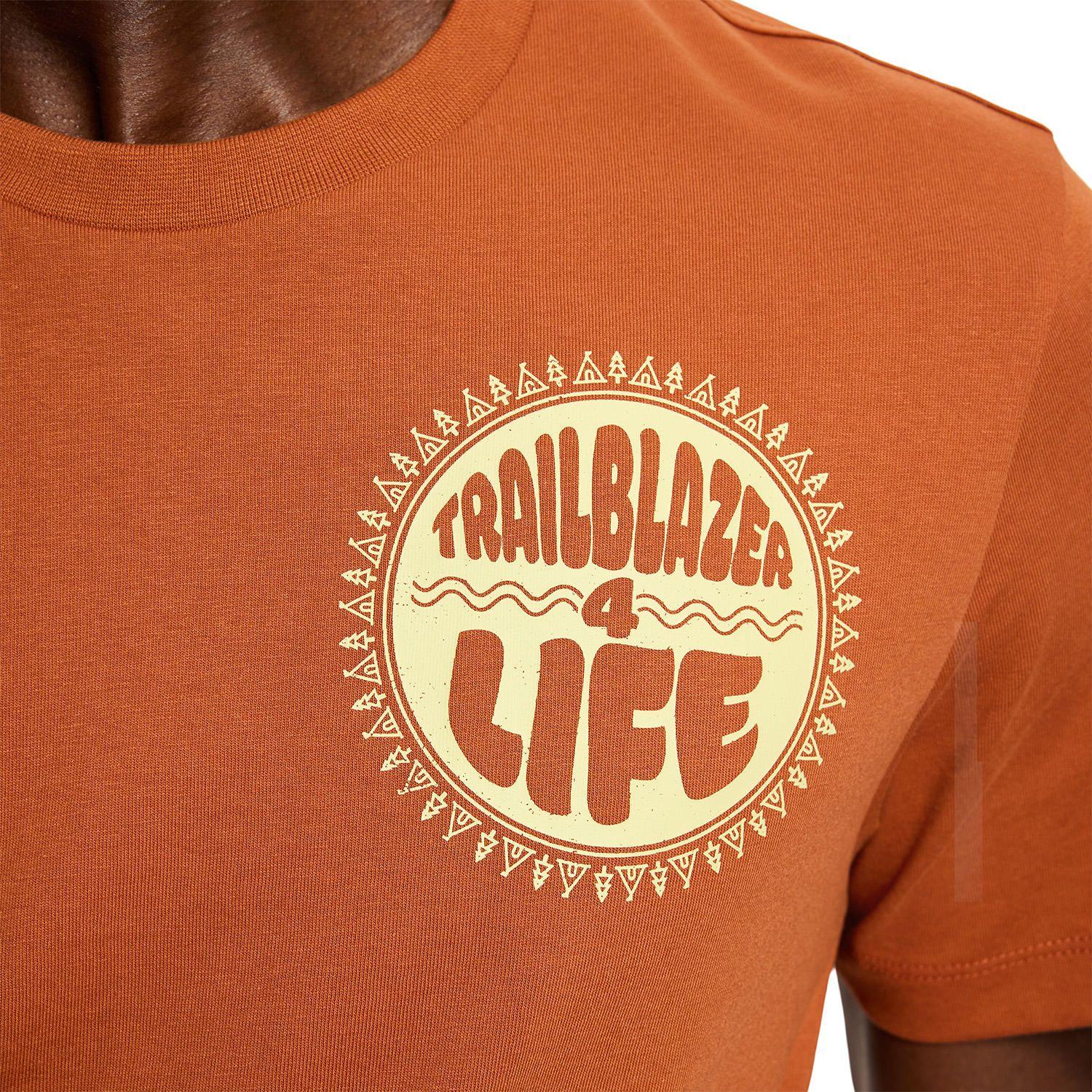 Polera Manga Corta Hombre For Life Naranjo-5