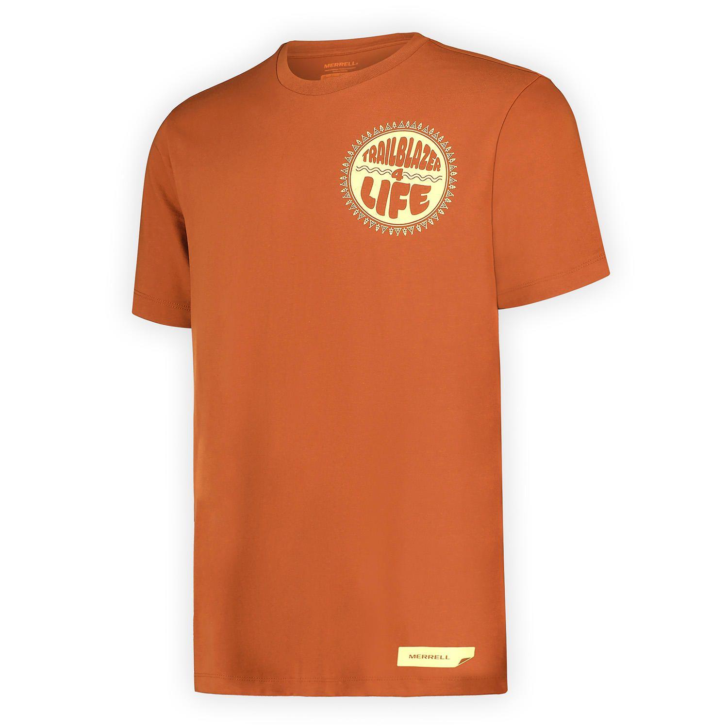 Polera Manga Corta Hombre For Life Naranjo-6