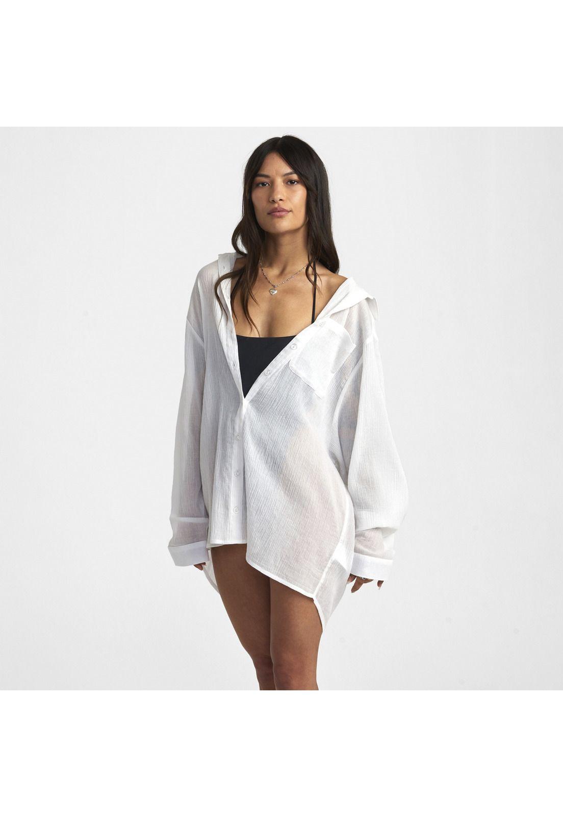 Blusa Mujer Gimme J Cvup Blanco-5