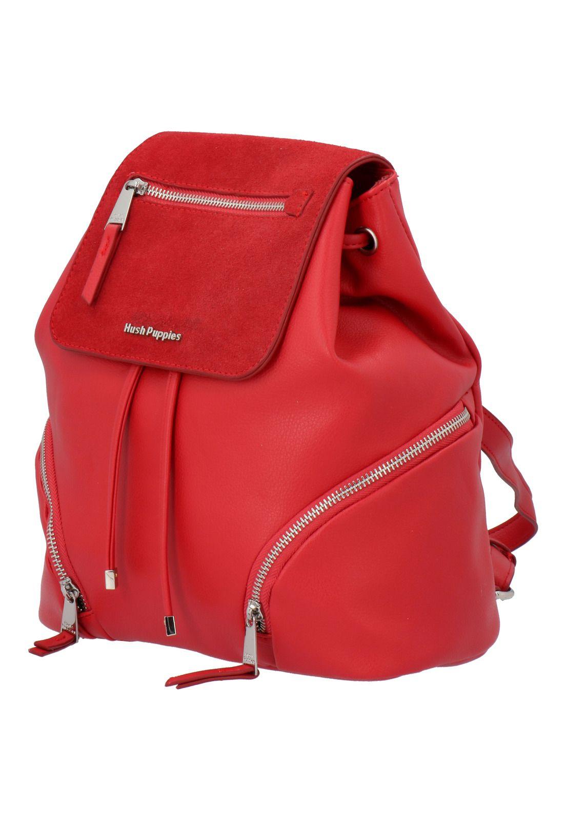 Mochila Cuir Back Rojo Mujer-1