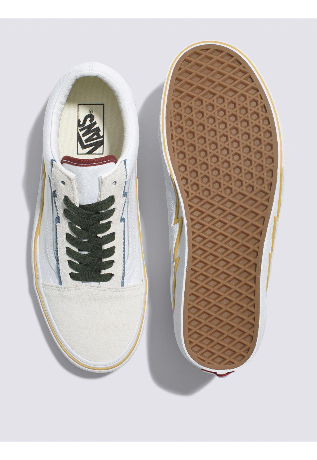Zapatilla Old Skool Bolt Blanco Unisex-1