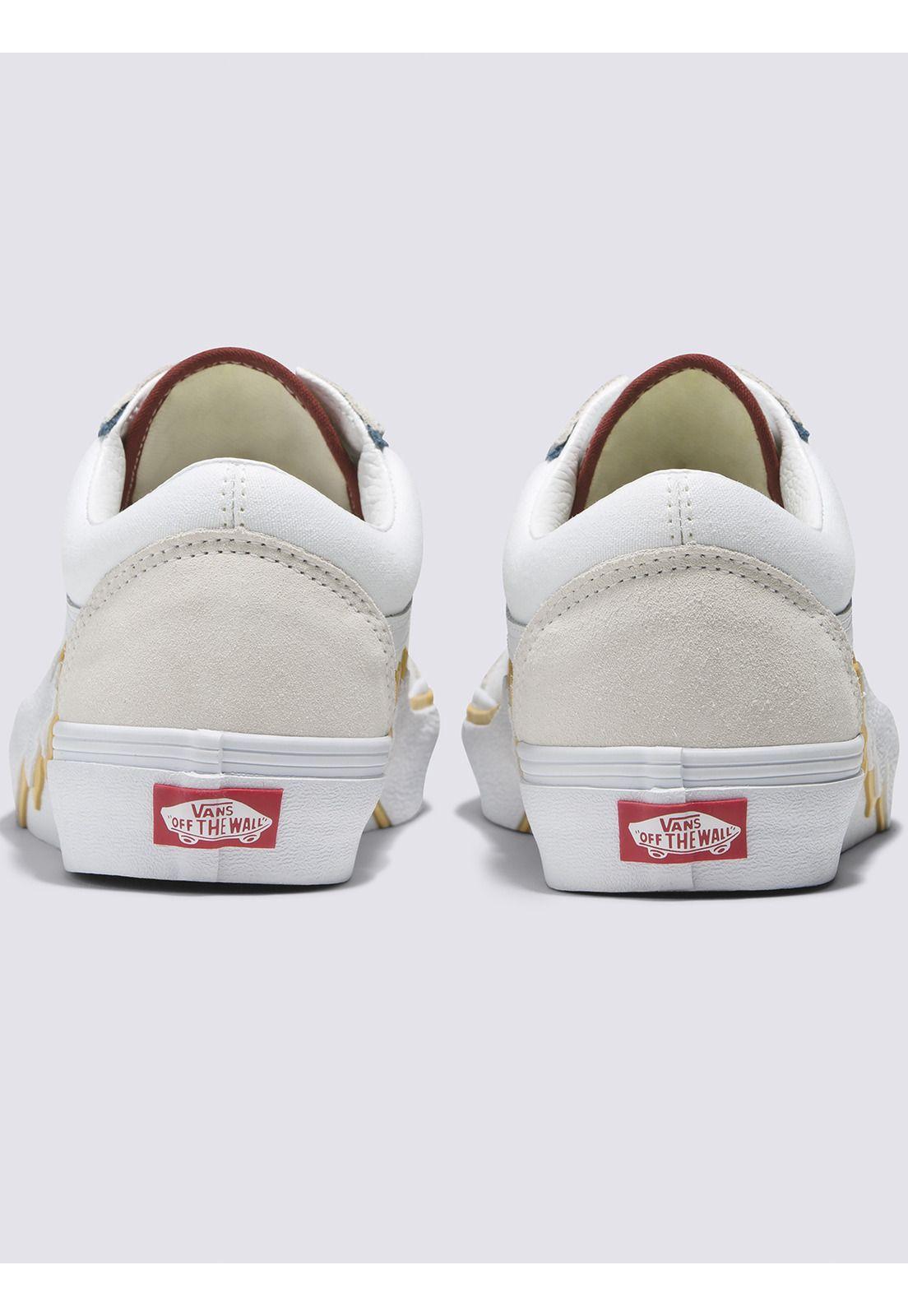 Zapatilla Old Skool Bolt Blanco Unisex-4