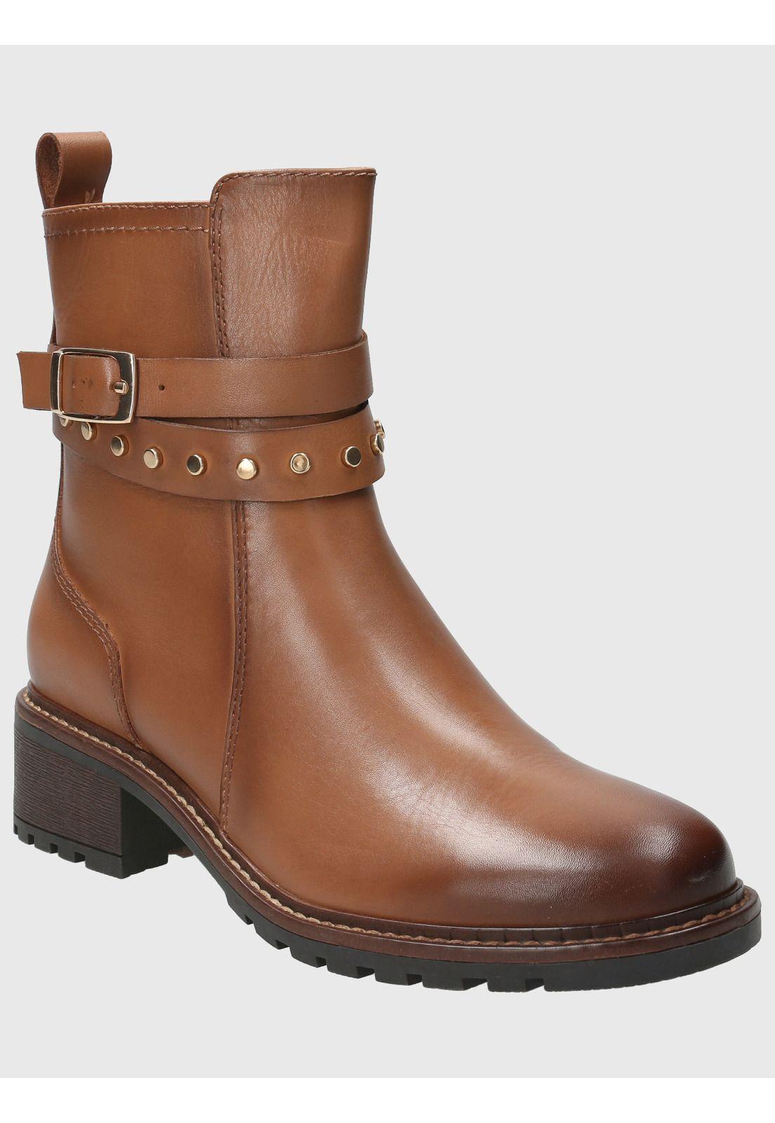 Botin Cuero Mujer Mitre Café-0