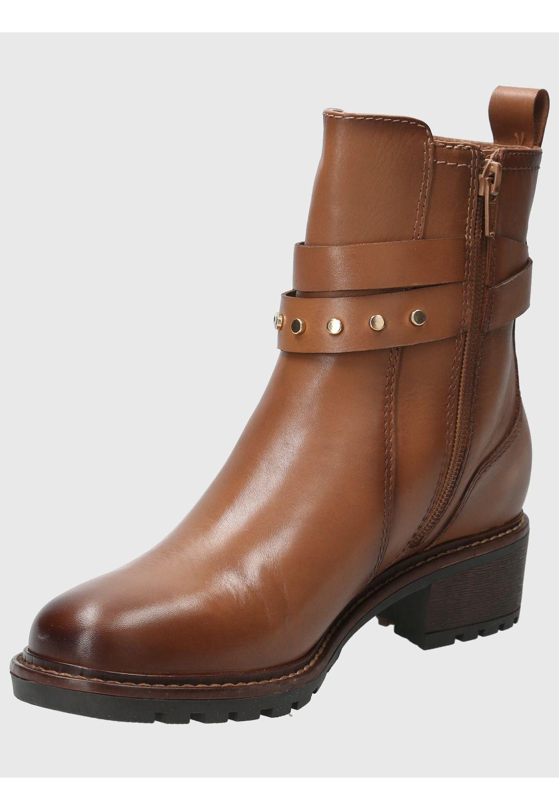 Botin Cuero Mujer Mitre Café-4
