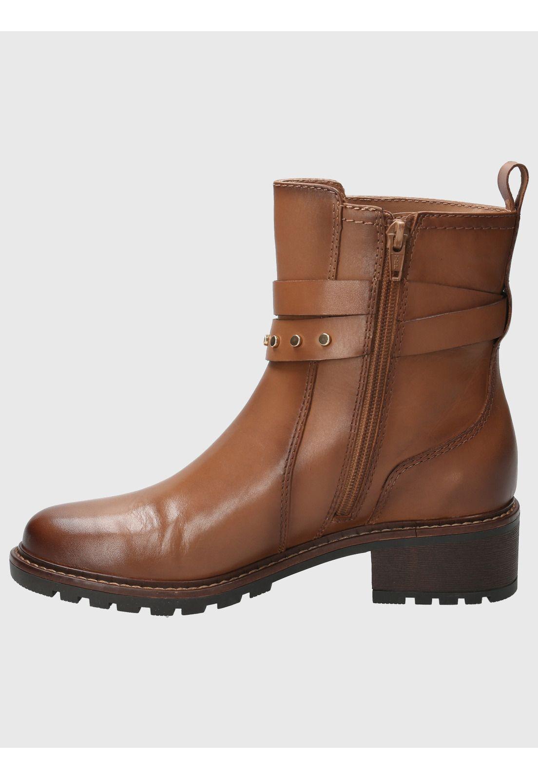 Botin Cuero Mujer Mitre Café-5