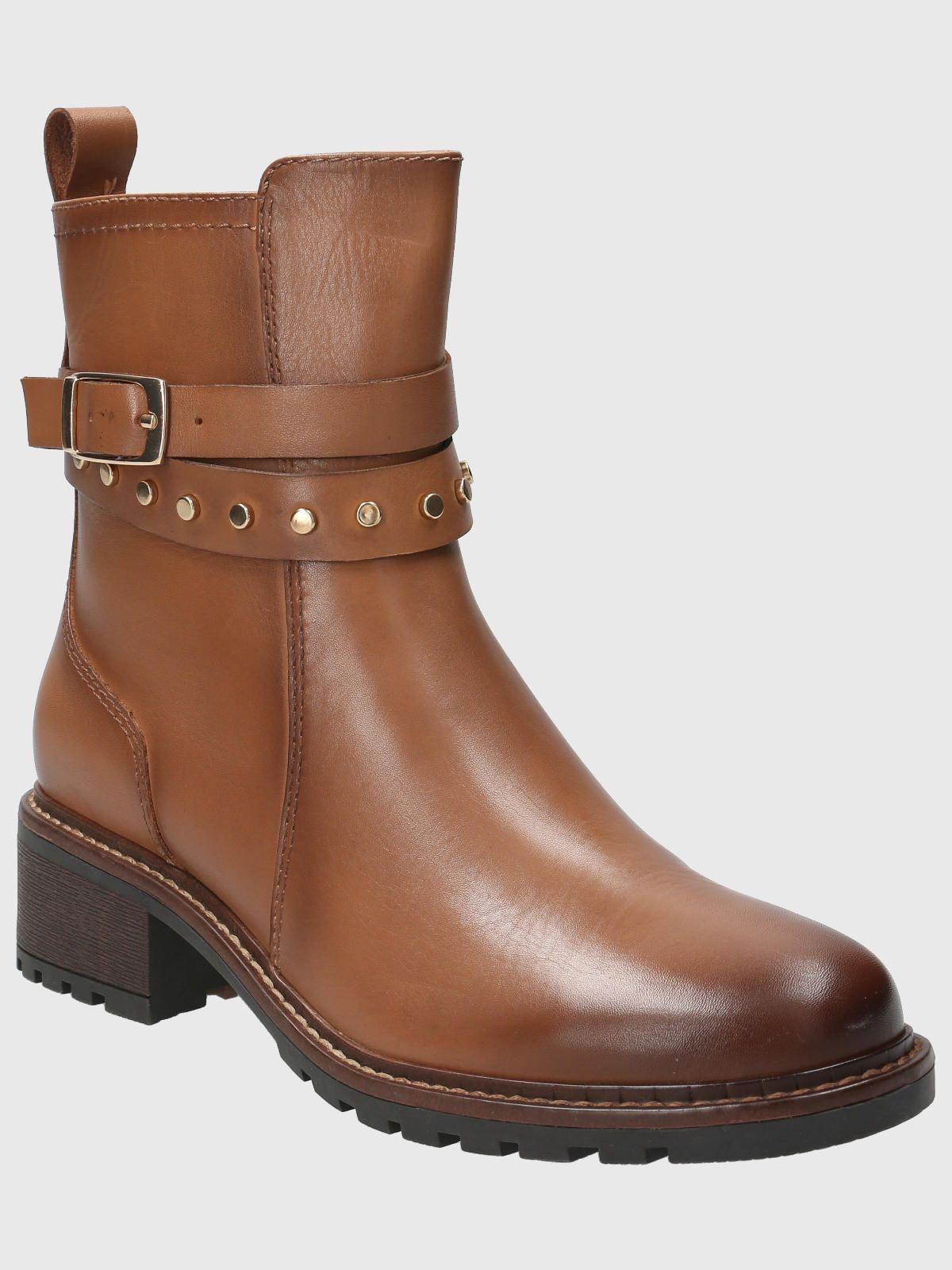 Botin Cuero Mujer Mitre Café-0