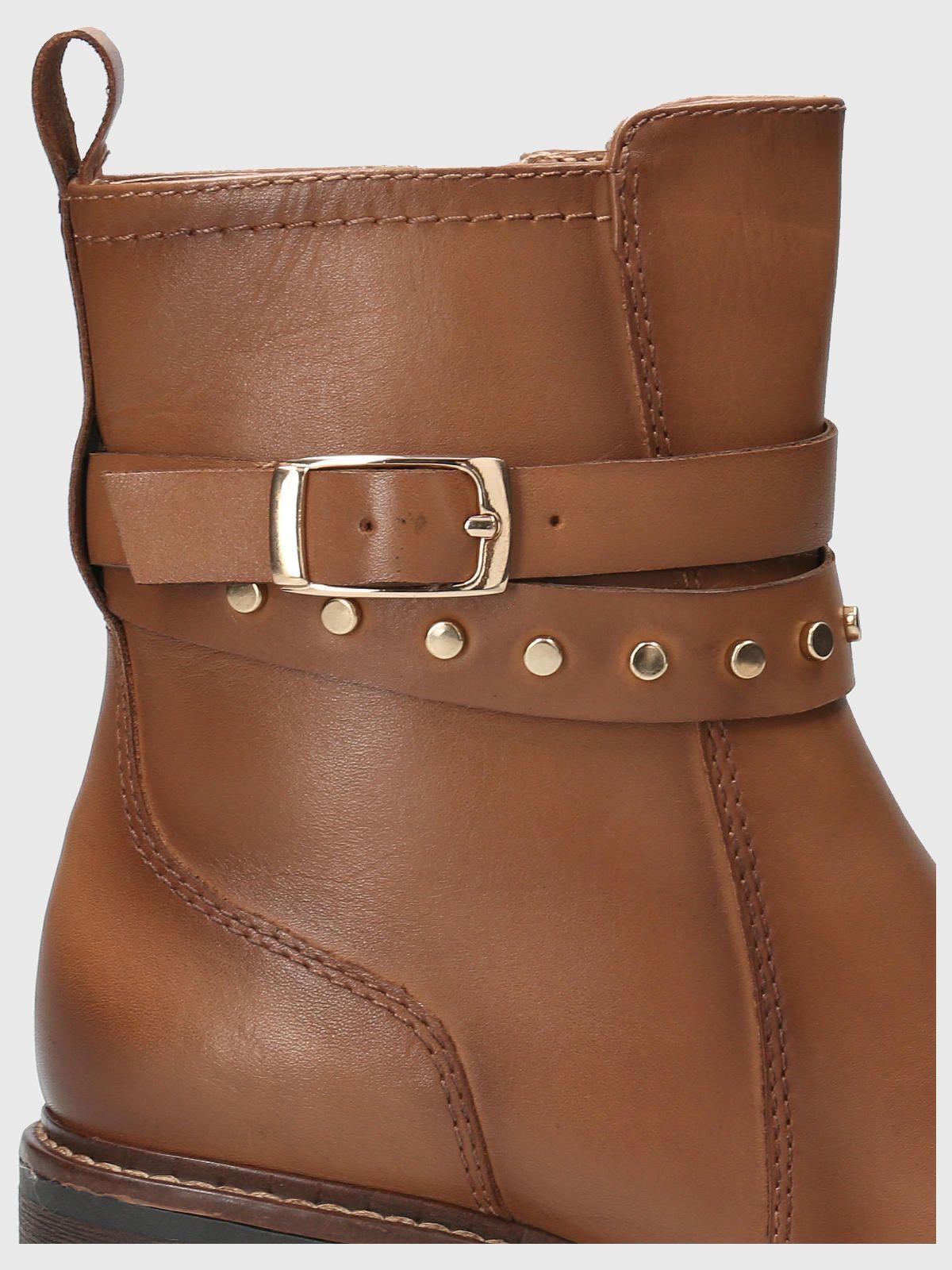 Botin Cuero Mujer Mitre Café-7