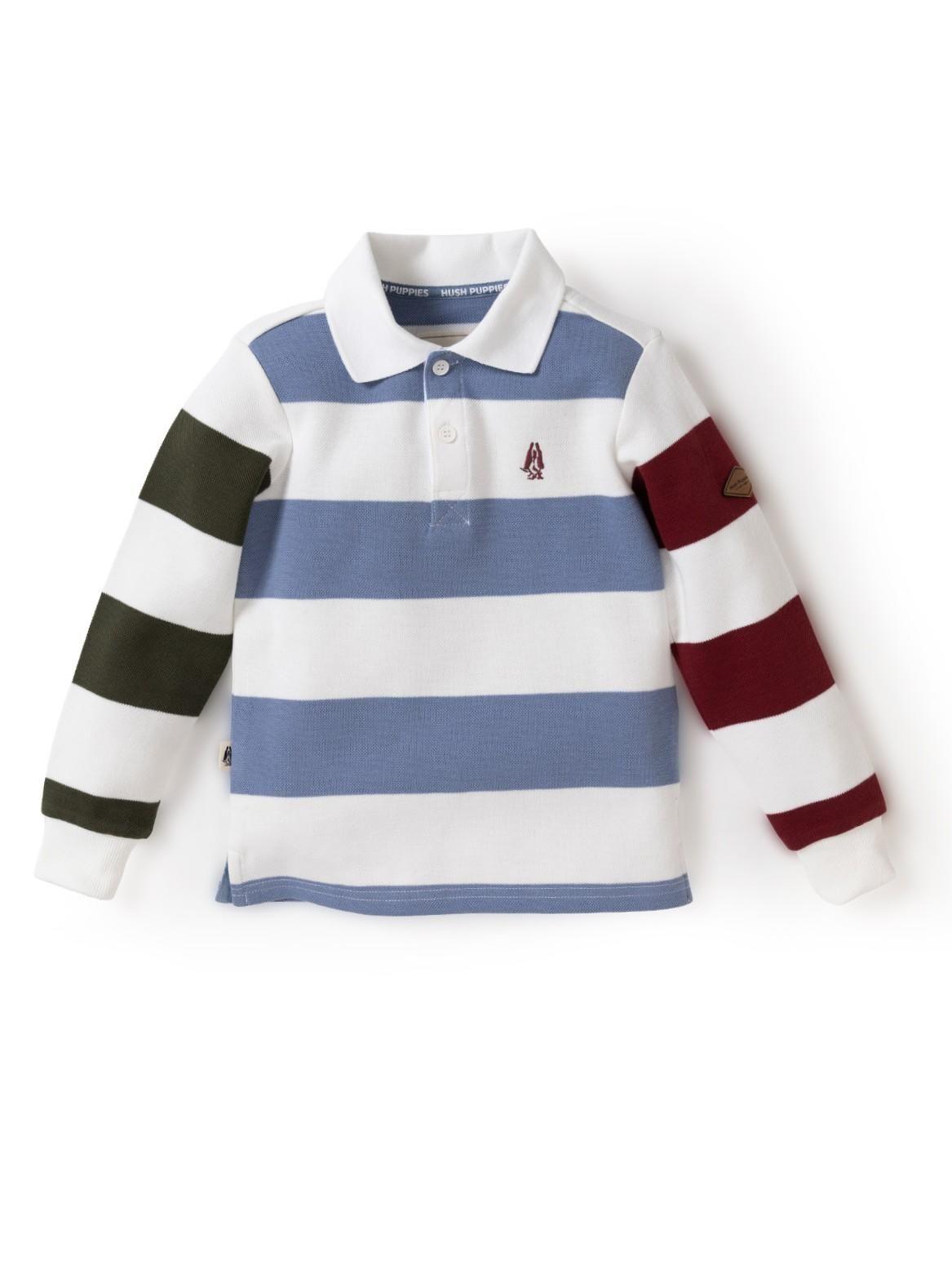 Polera Manga Larga Niño Marine Azul-0