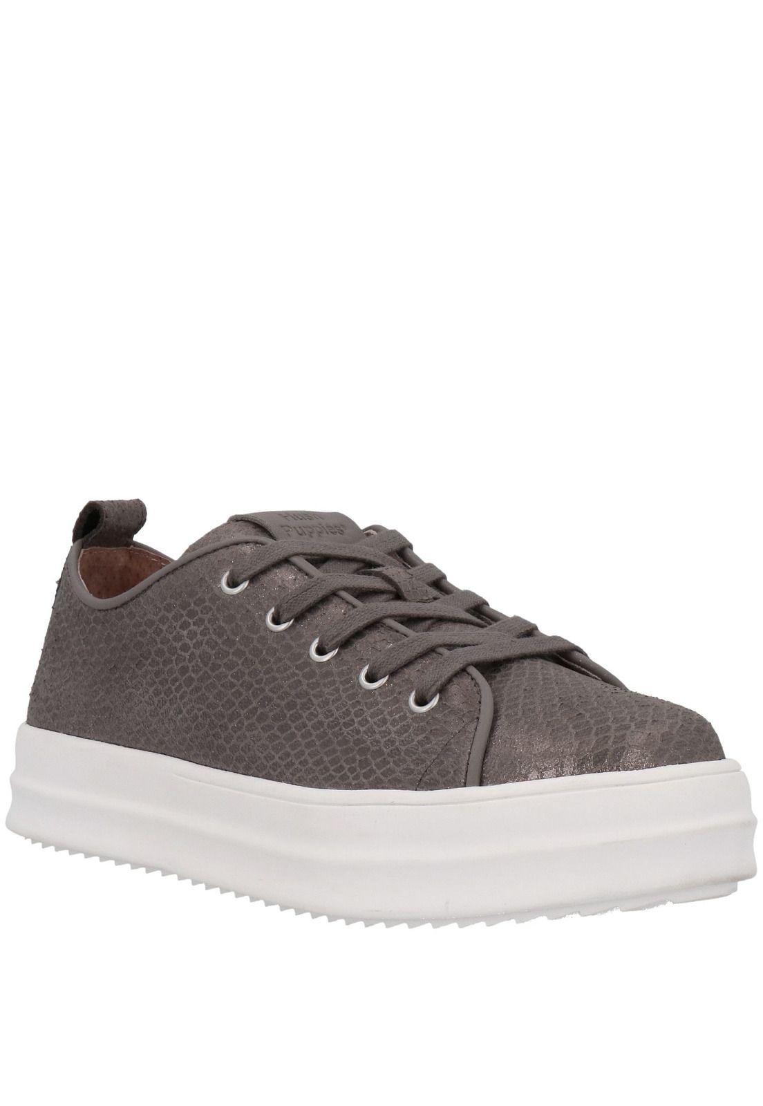 Zapatilla Mujer Cuero Holand 3 Gris-0