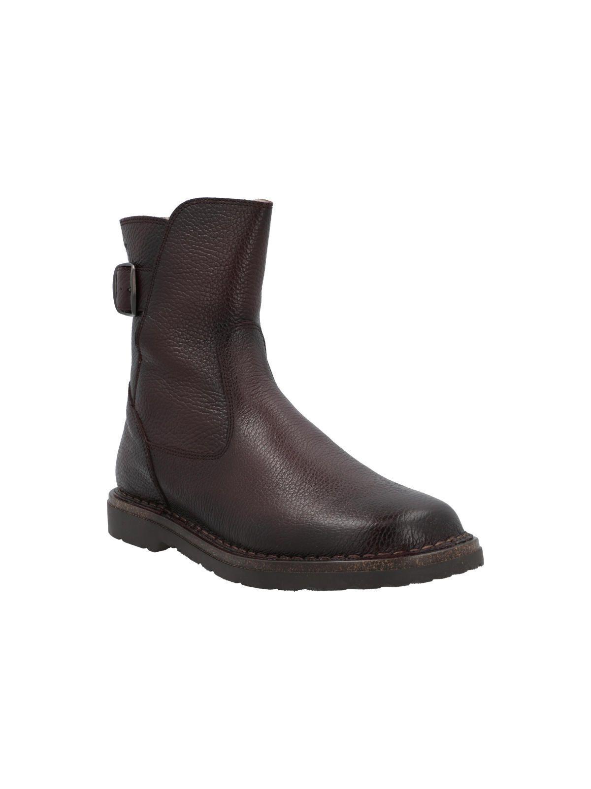 Botín Cuero Mujer Apulia Burdeo-1