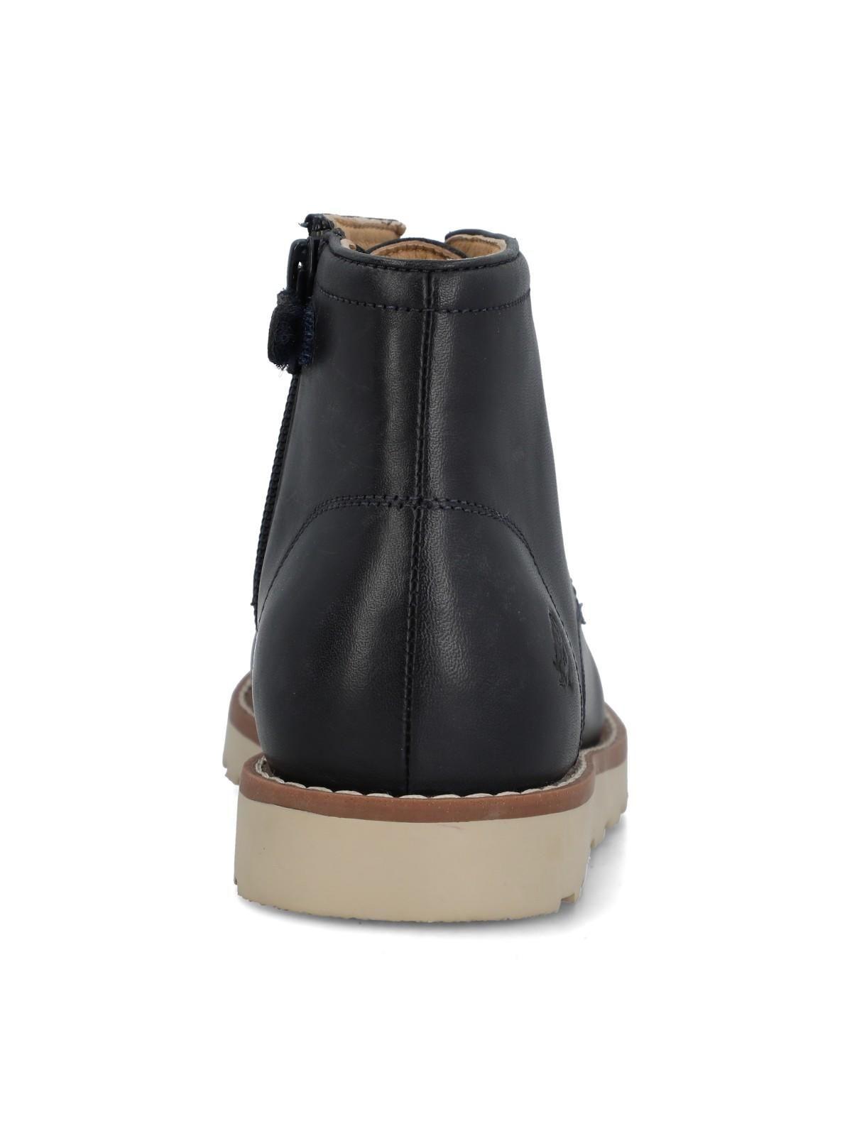 Botin Cuero Niño Bruma Azul-6