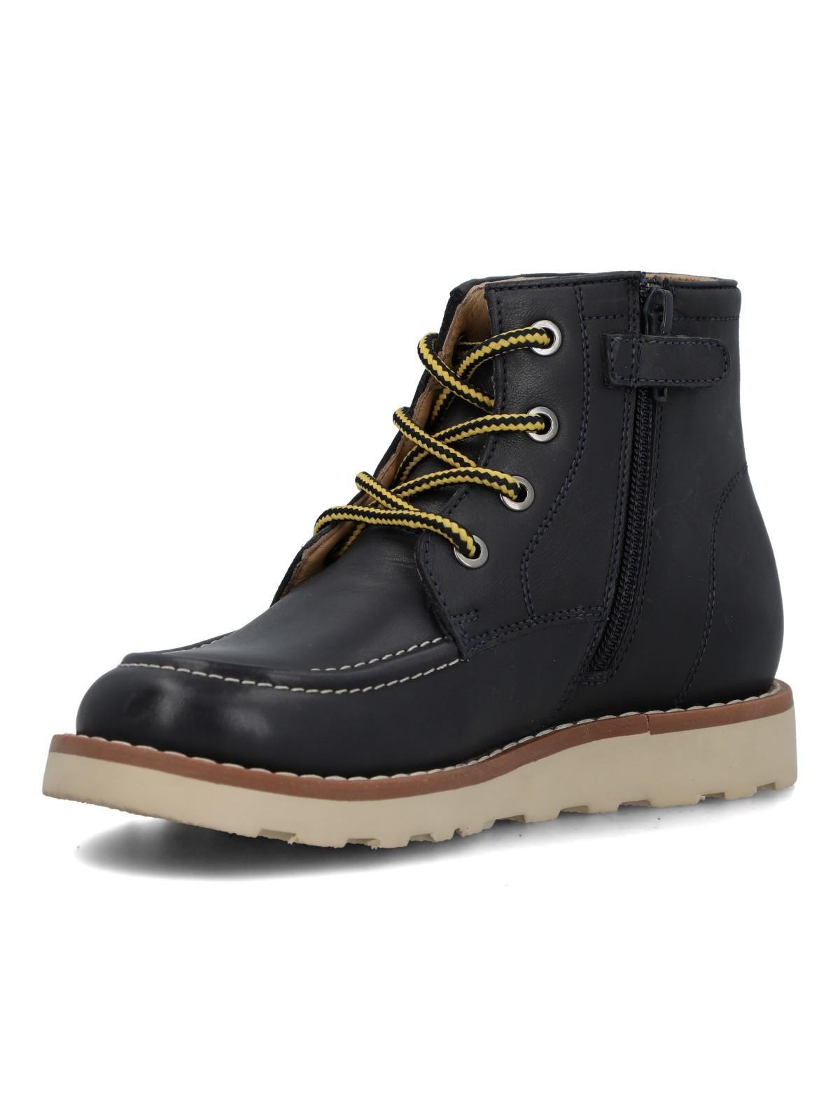 Botin Cuero Niño Bruma Azul-5
