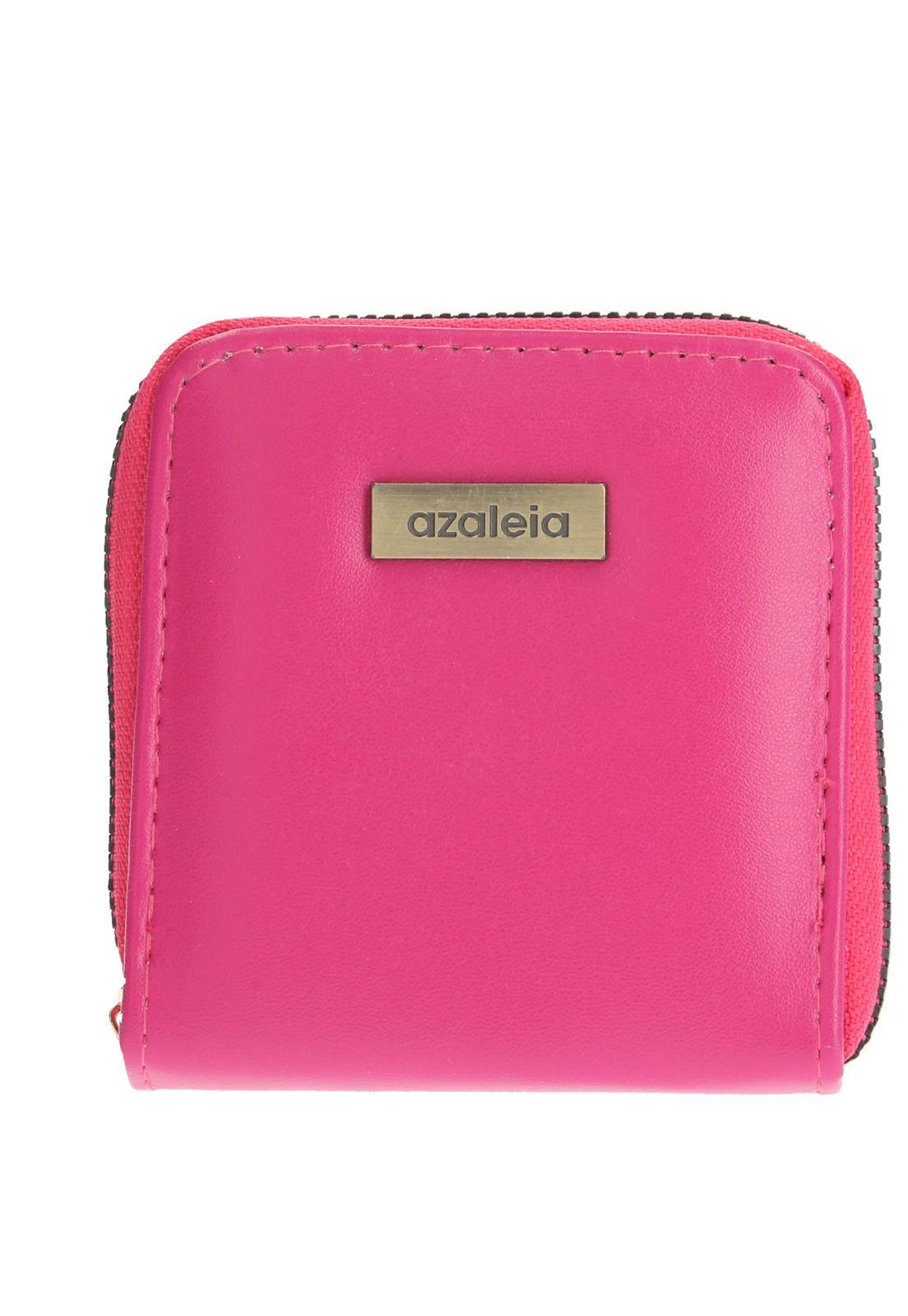 Billetera Casual Color Wallet Rosado Mujer-0