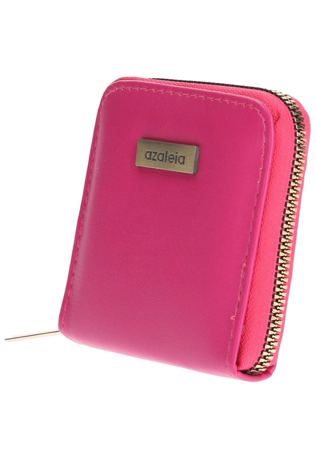 Billetera Casual Color Wallet Rosado Mujer-1