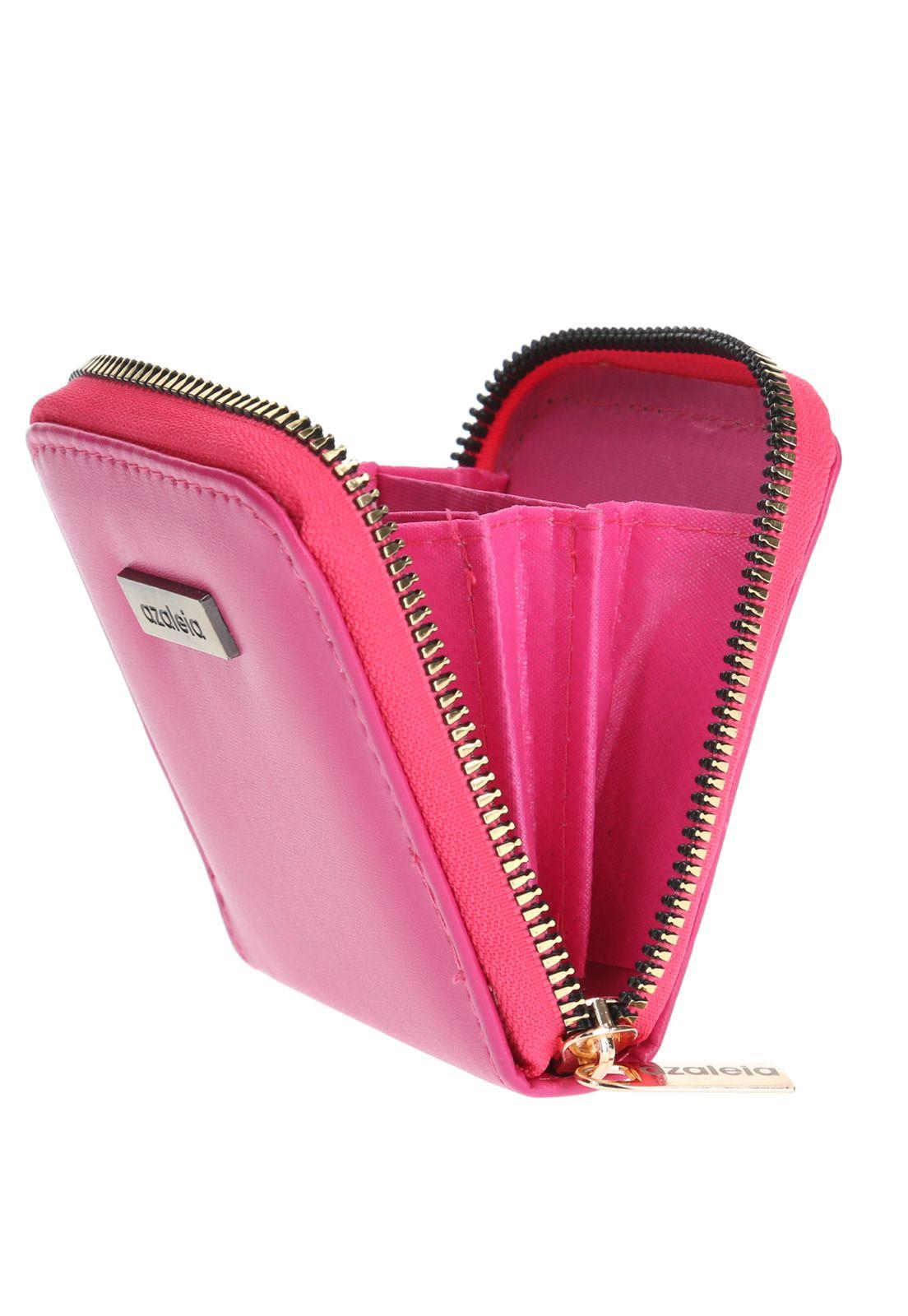 Billetera Casual Color Wallet Rosado Mujer-3
