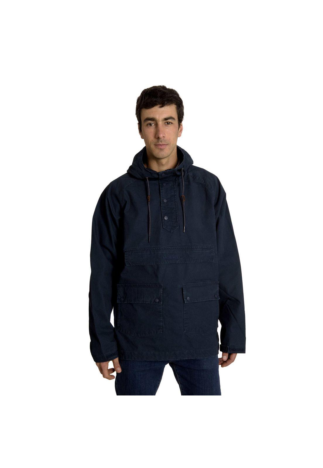 Chaqueta Hombre Anorak Azul-0