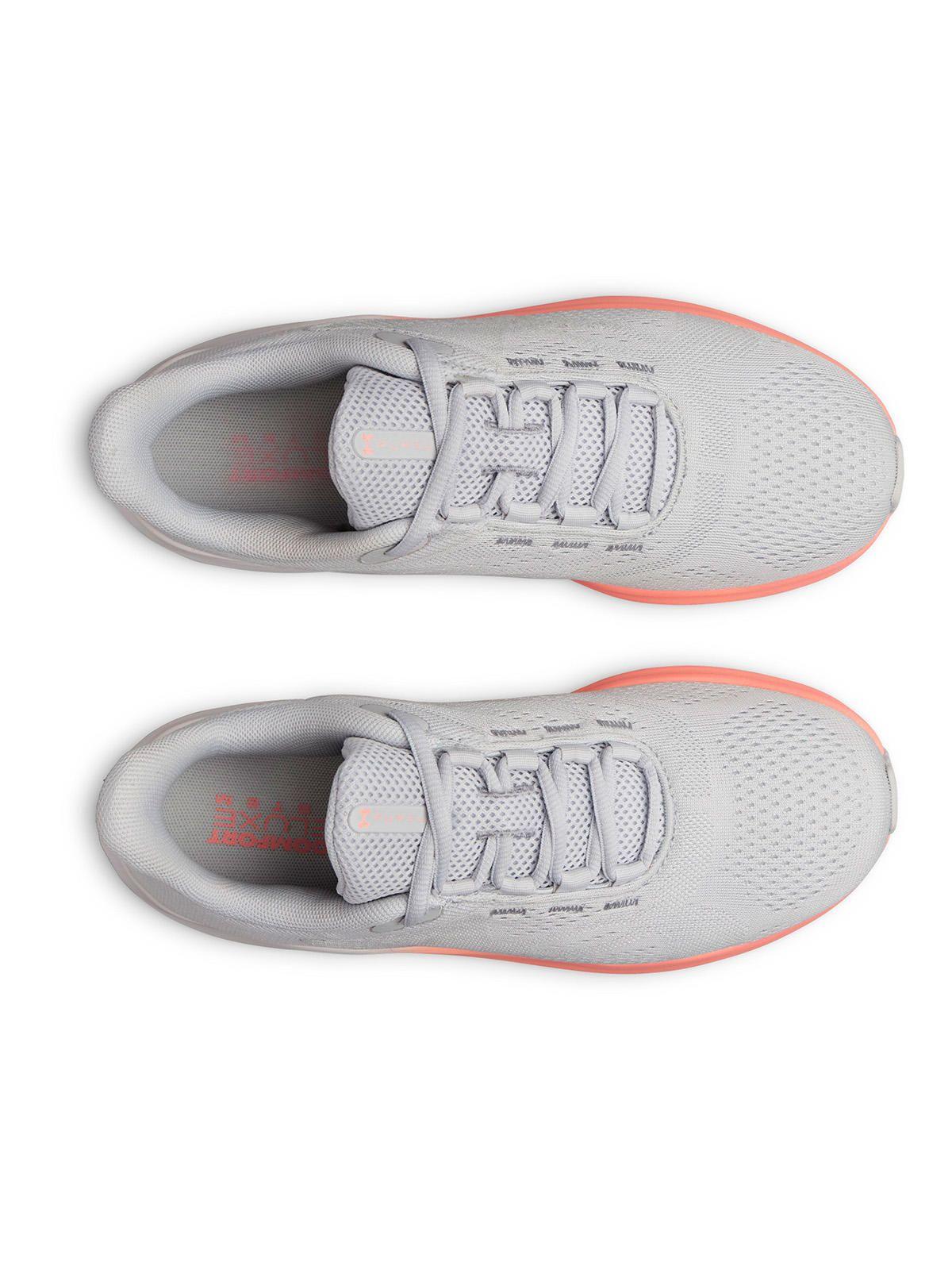 UA Charged Pursuit 4 Big Logo gris para mujer-4