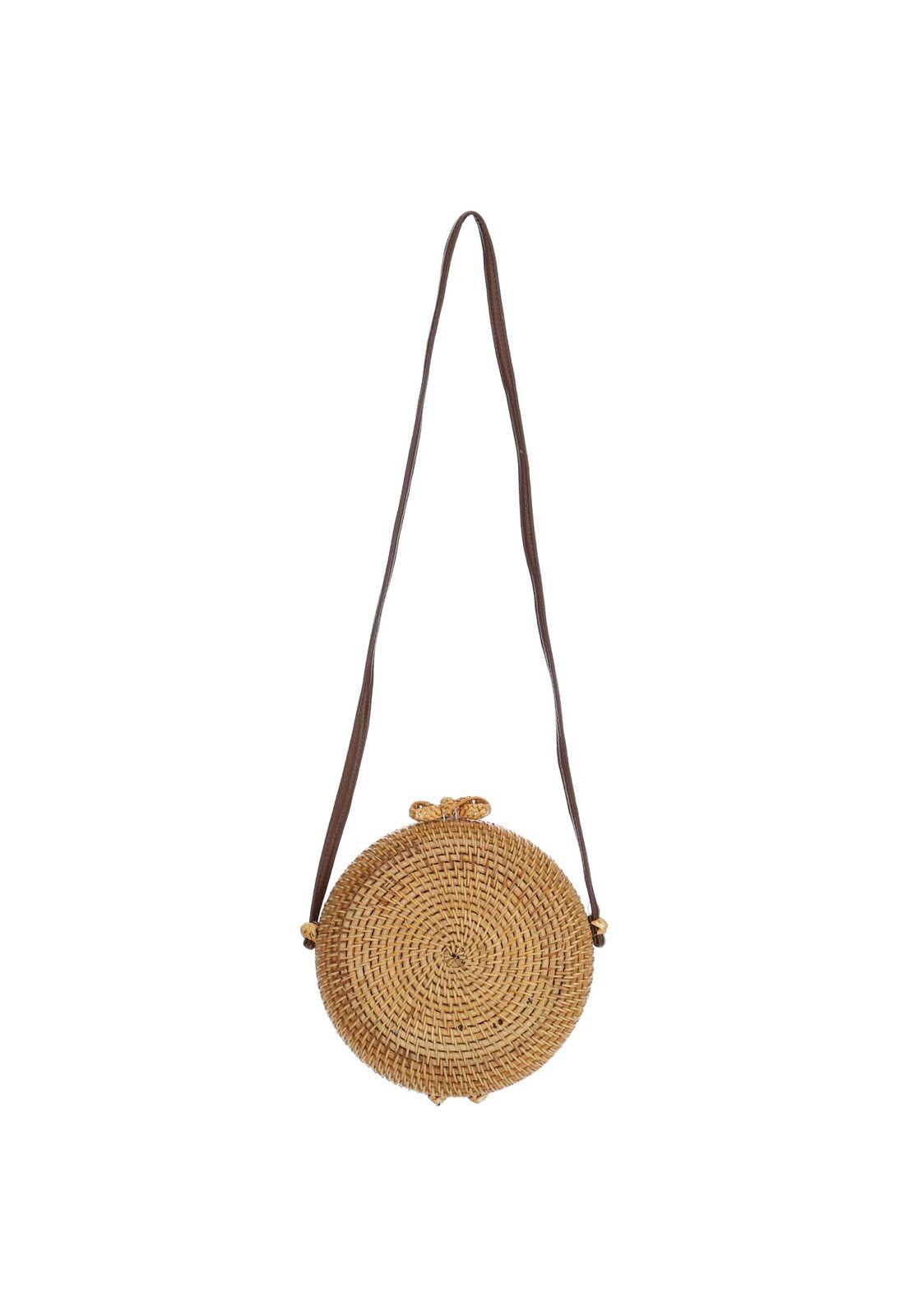 Cartera Rafia Moss Cross-2