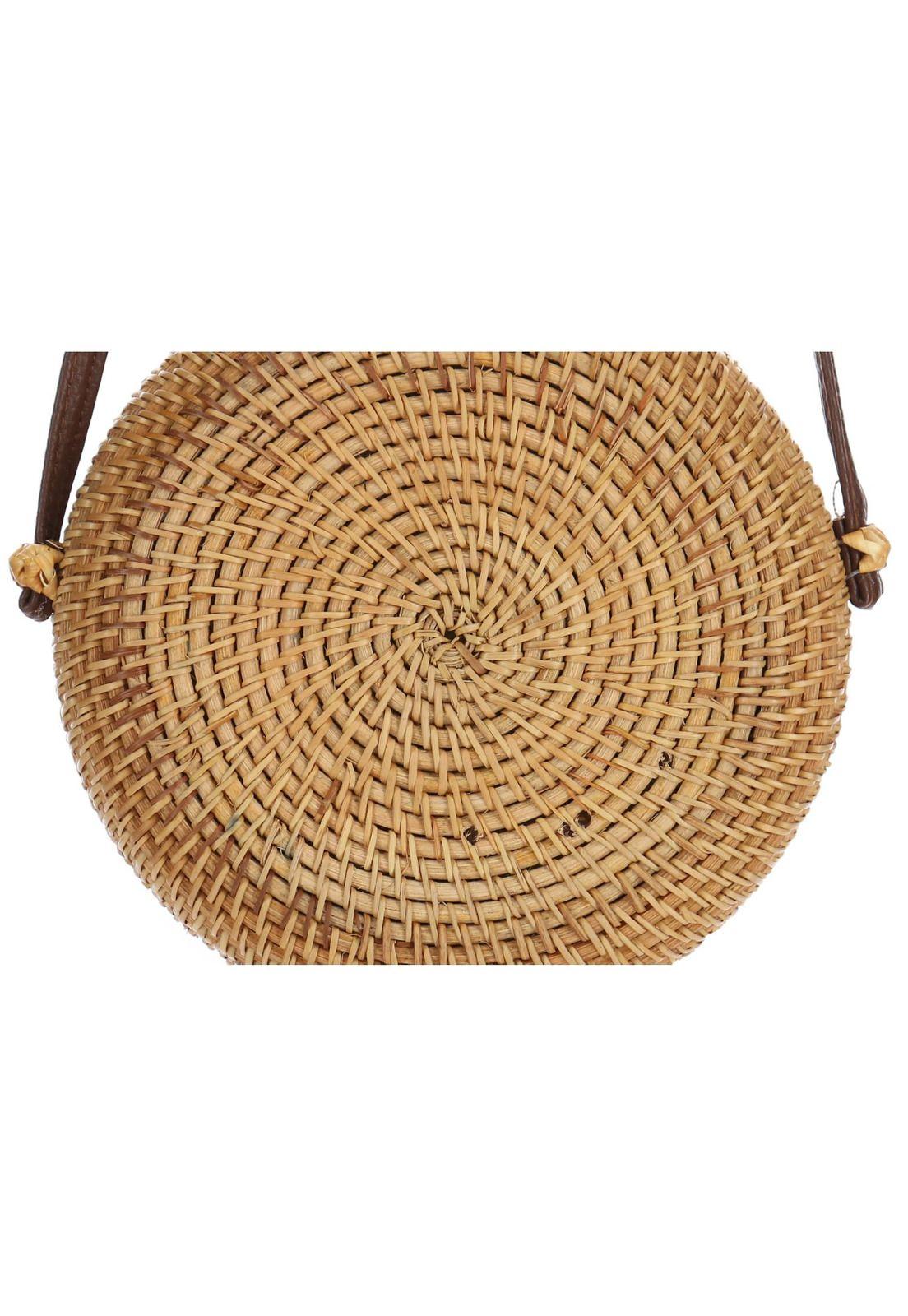 Cartera Rafia Moss Cross-3