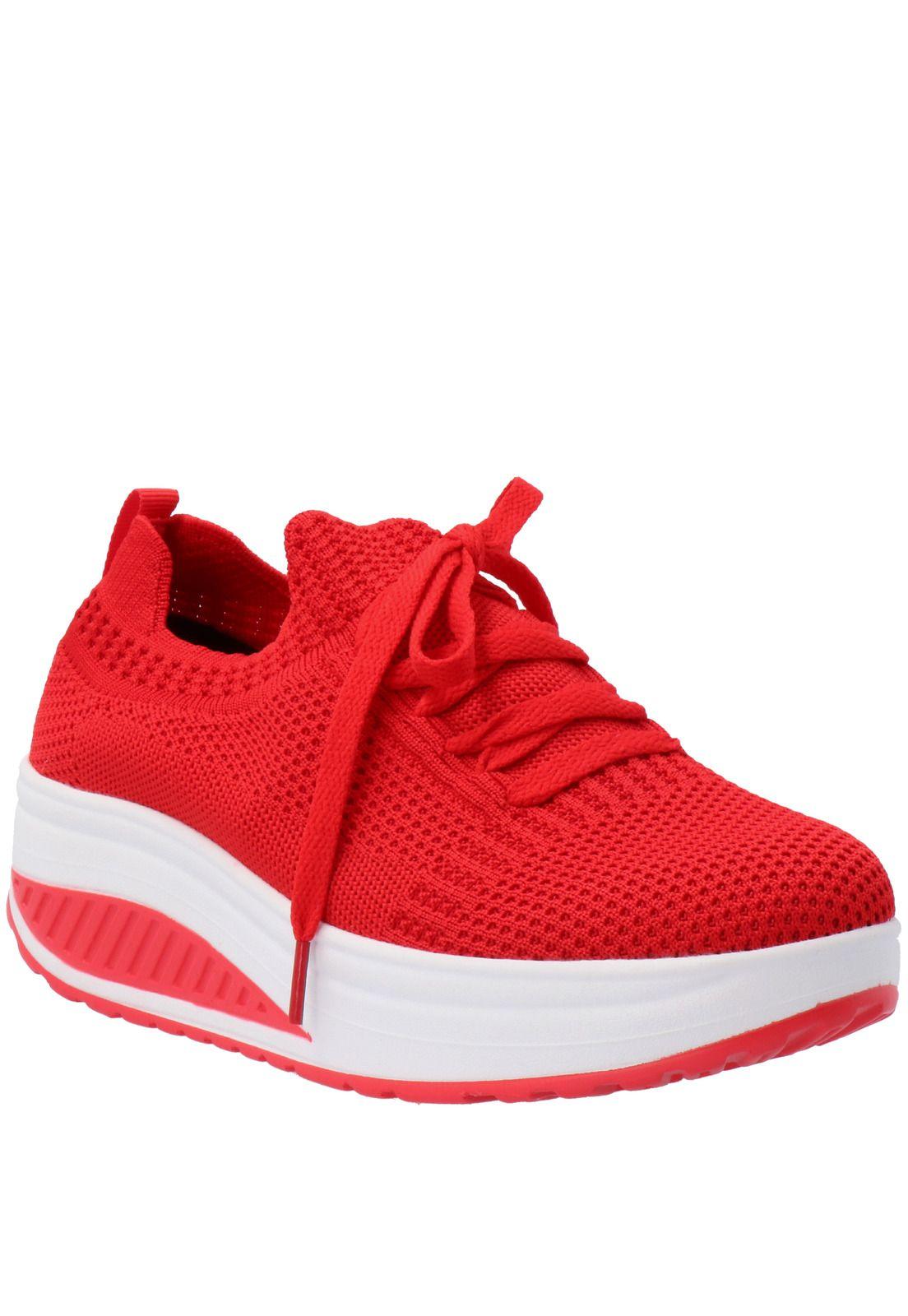 Zapatilla Mujer Wayta Rojo-0