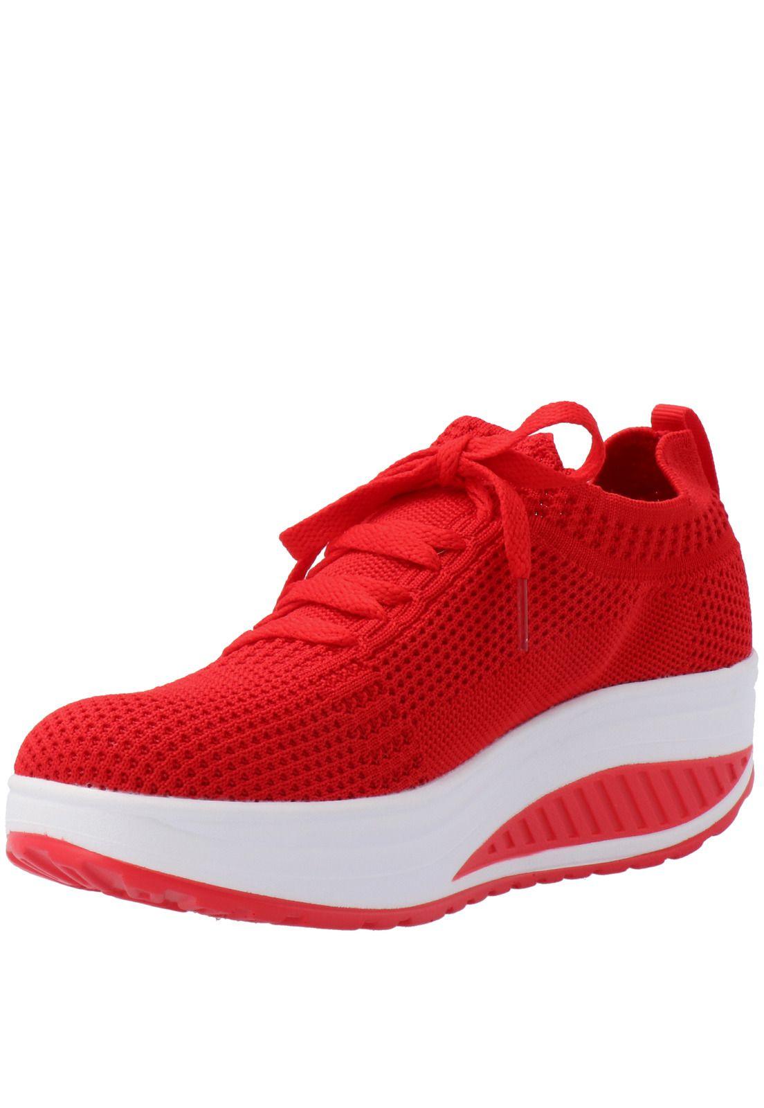 Zapatilla Mujer Wayta Rojo-2