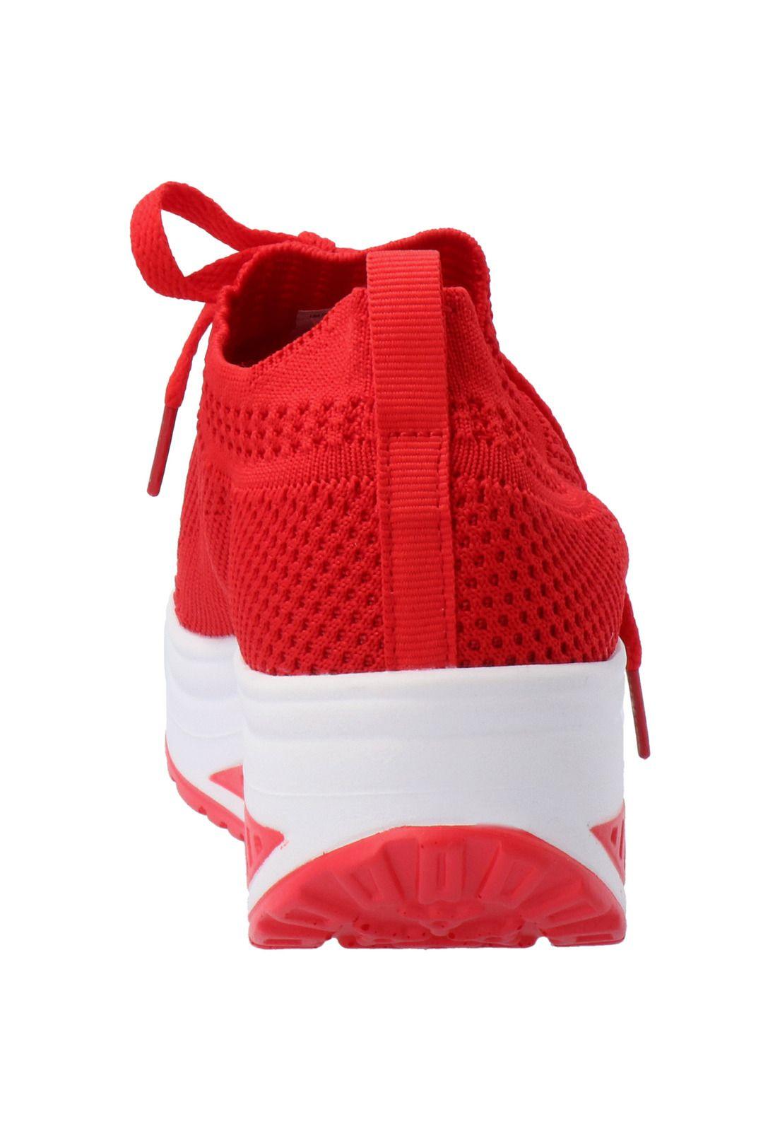 Zapatilla Mujer Wayta Rojo-4