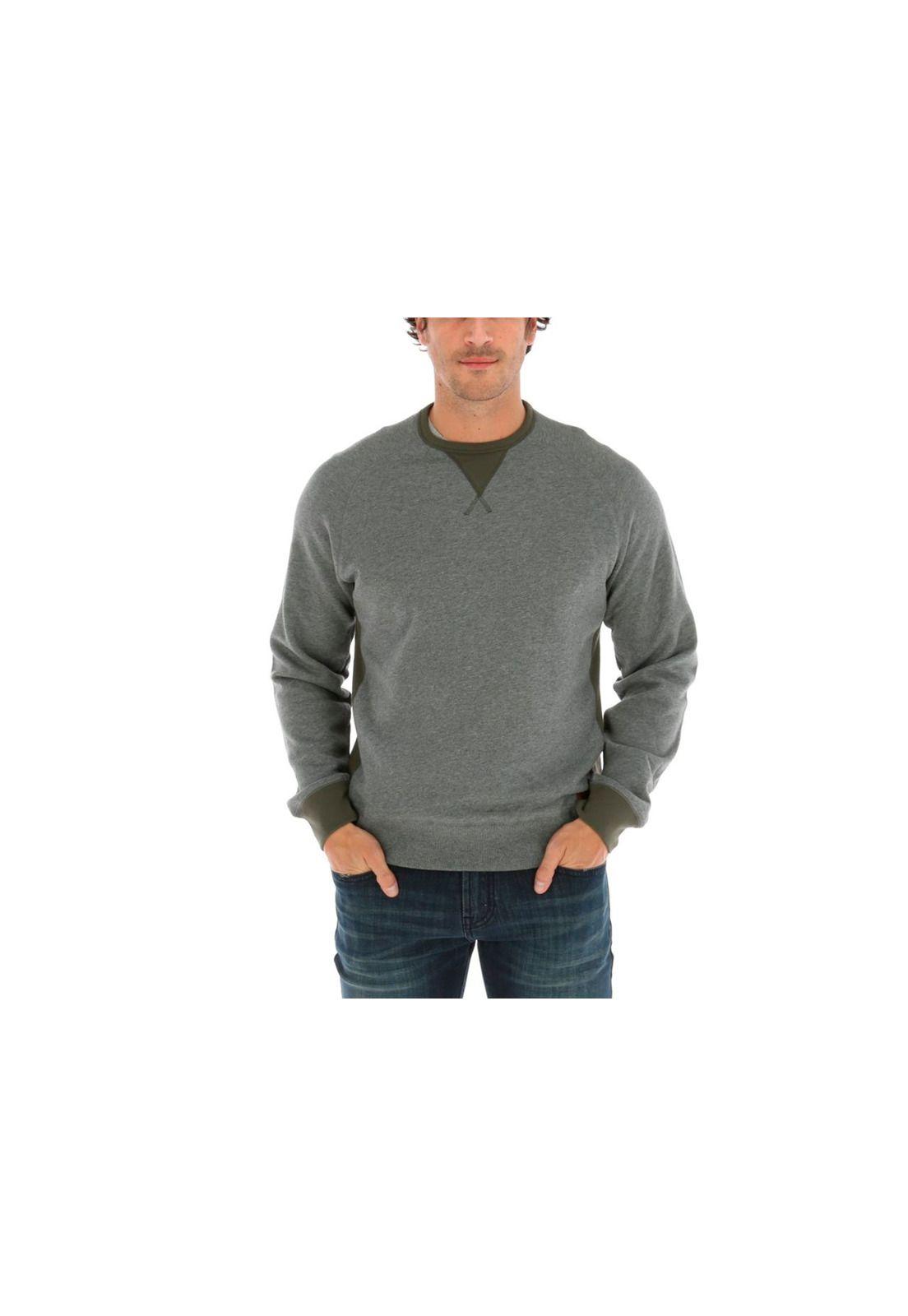 Polerón Scott Colorblocked Crew Sweatshirt Gris-0