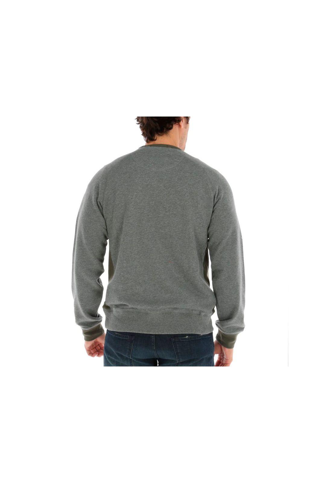 Polerón Scott Colorblocked Crew Sweatshirt Gris-2