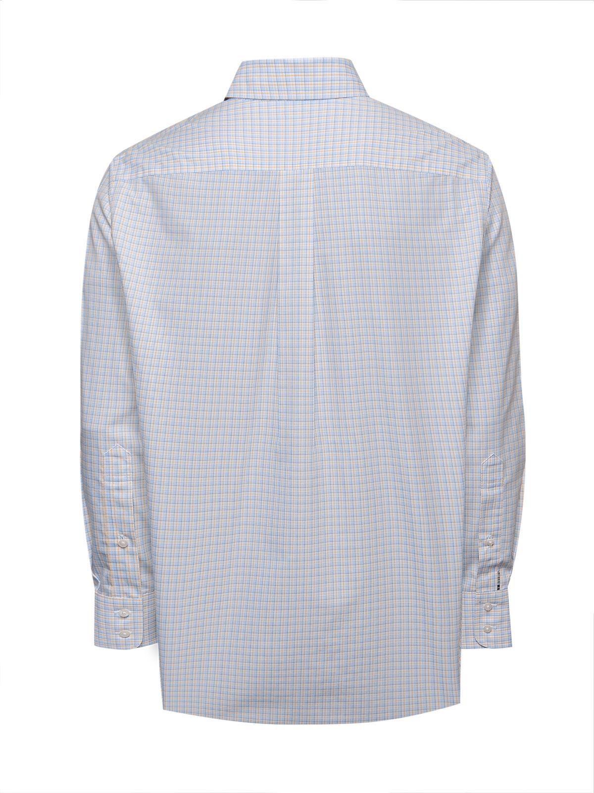 Camisa Cuello Button-Down Hombre Wf Azul cielo-3