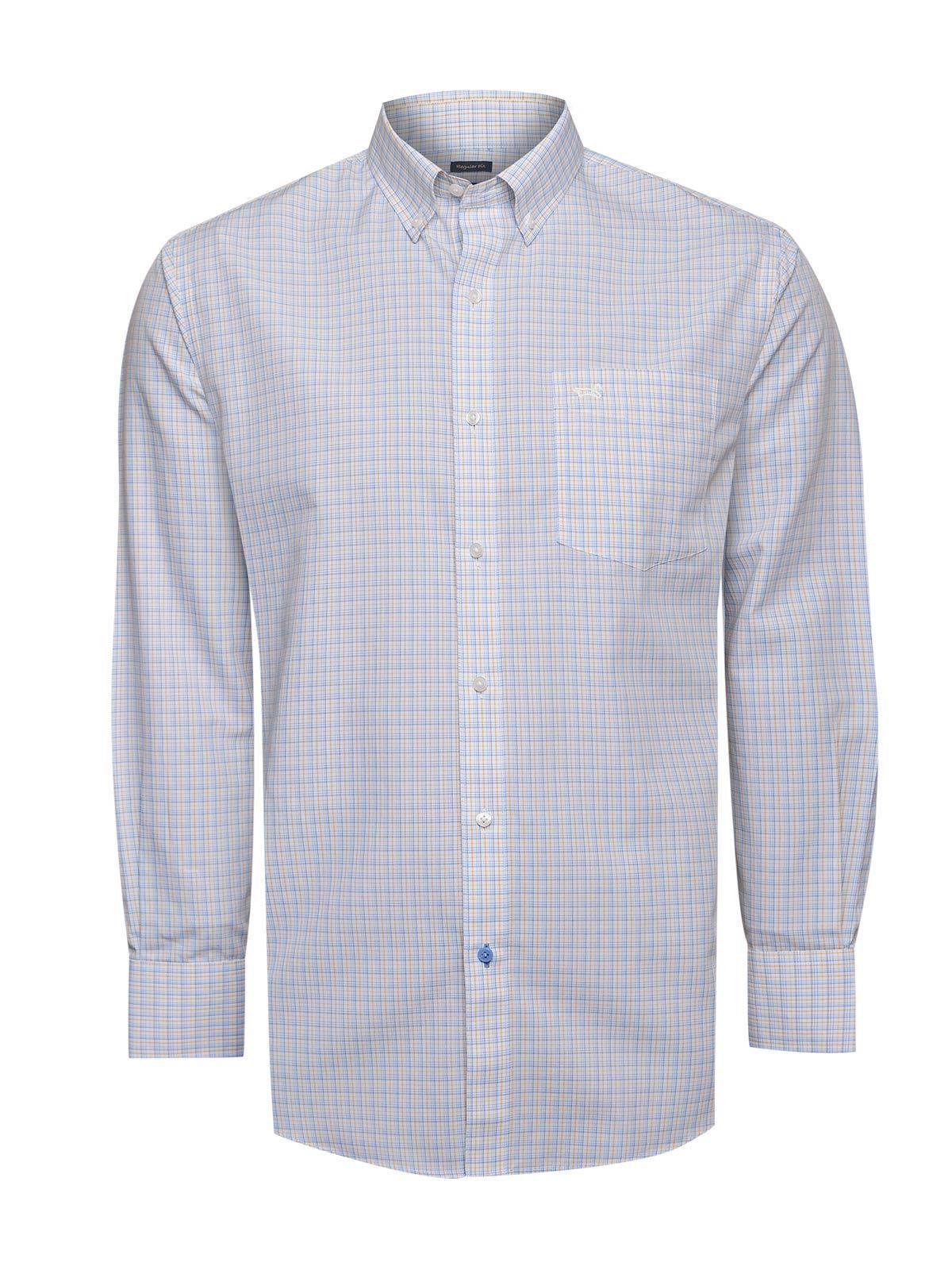 Camisa Cuello Button-Down Hombre Wf Azul cielo-1