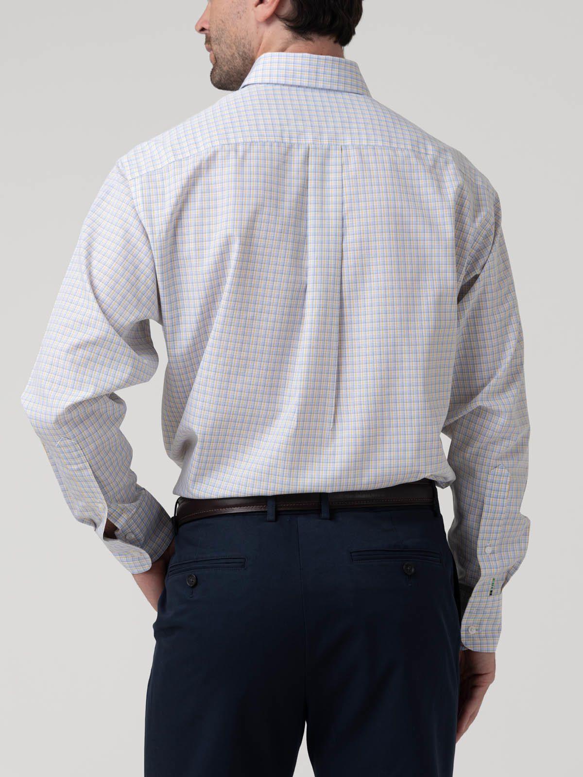 Camisa Cuello Button-Down Hombre Wf Azul cielo-5