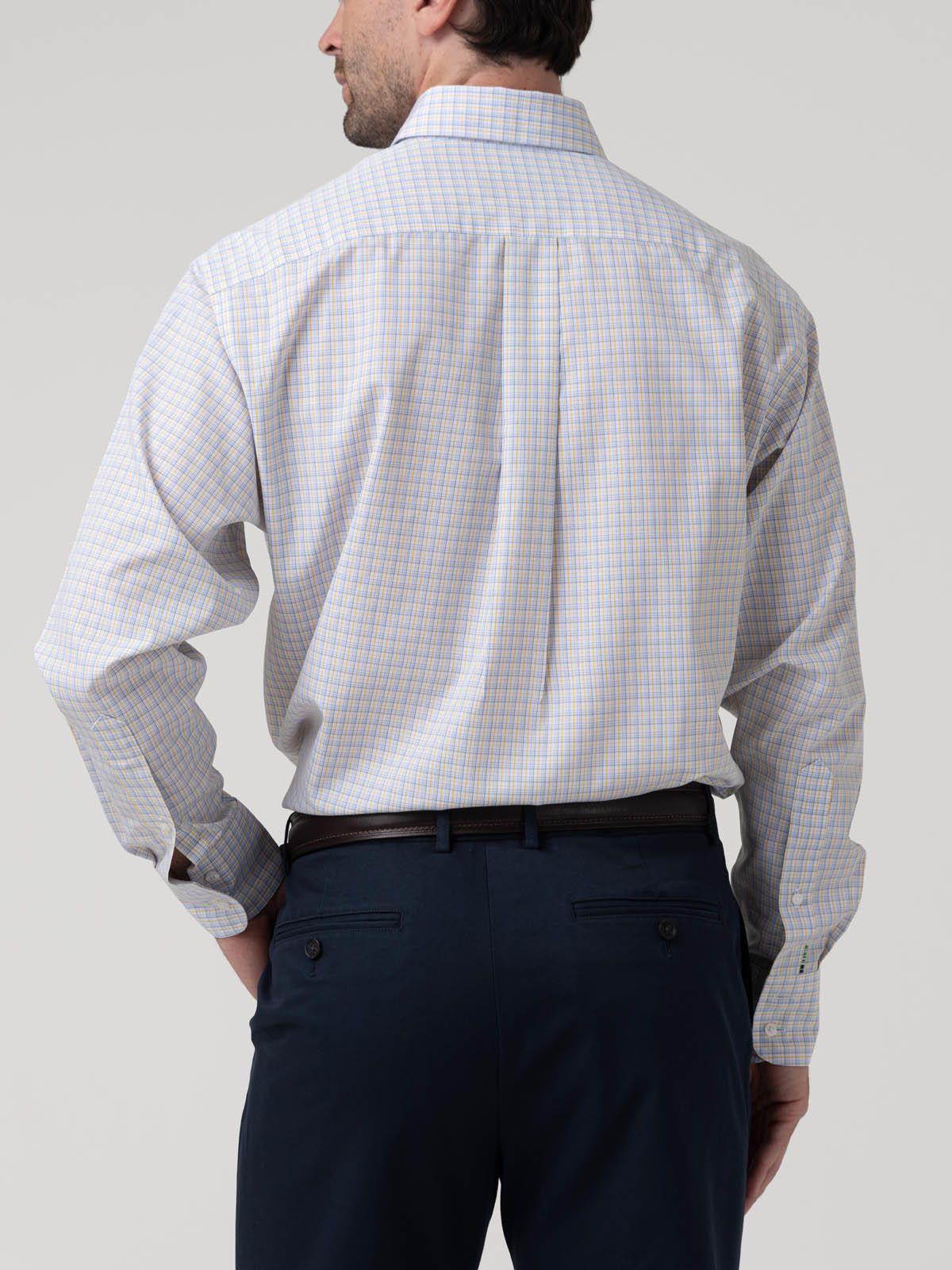 Camisa Cuello Button-Down Hombre Wf Azul cielo-5