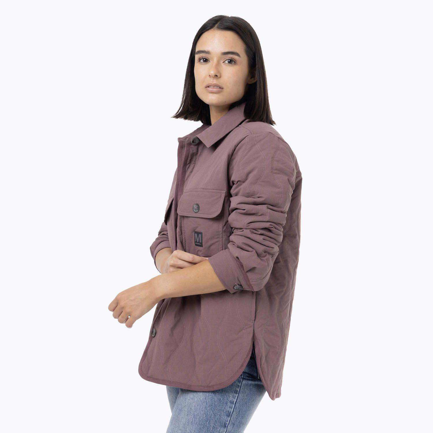 Chaqueta Mujer Full Zipper Morado-1