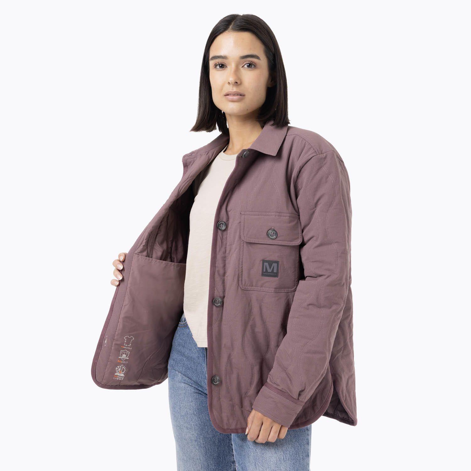 Chaqueta Mujer Full Zipper Morado-5