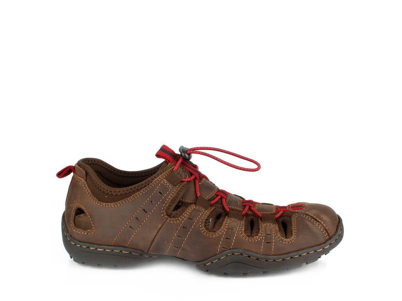 Sandalia Cuero Hp Racer Café-1