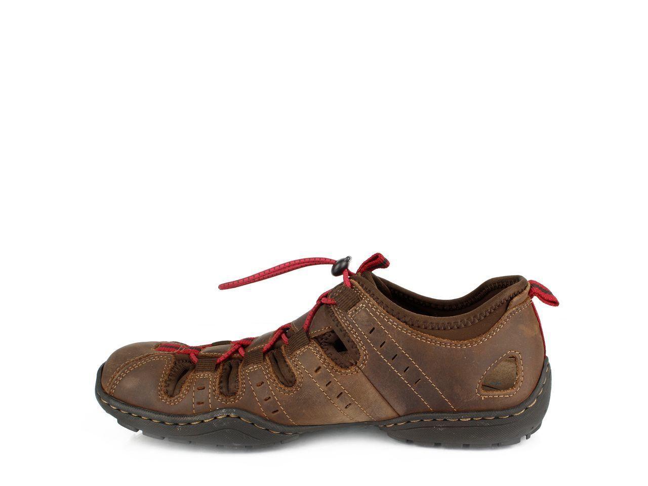 Sandalia Cuero Hp Racer Café-2