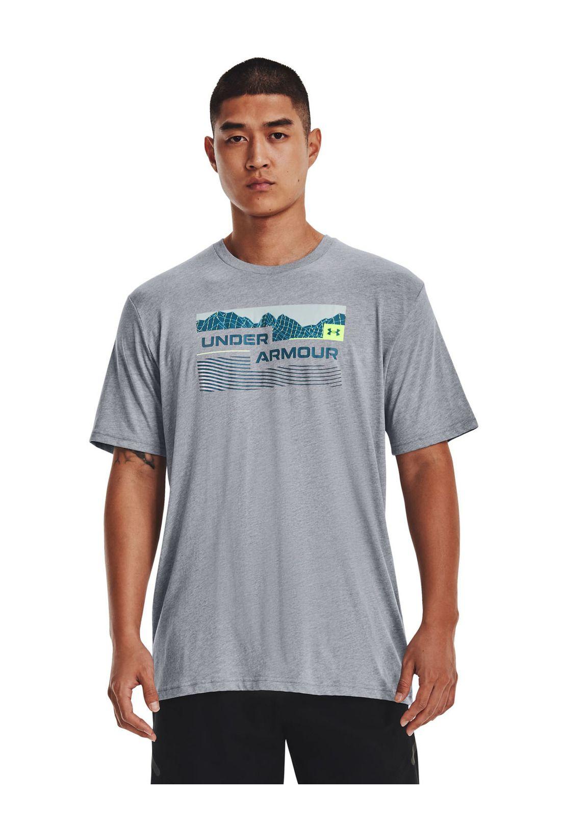 Polera manga corta MTN Sea hombre Gris-3
