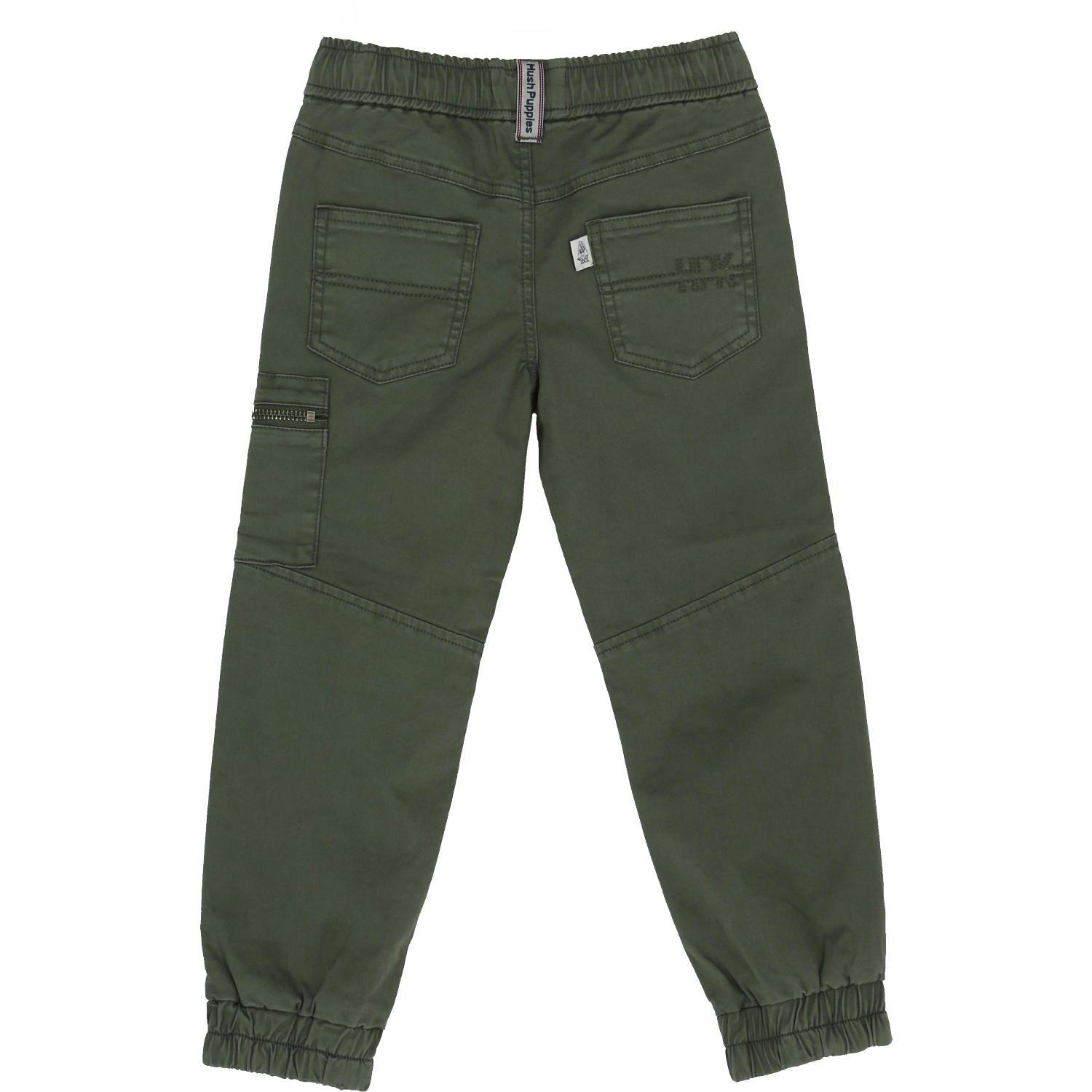 Pantalón Niño Cargo Verde-1