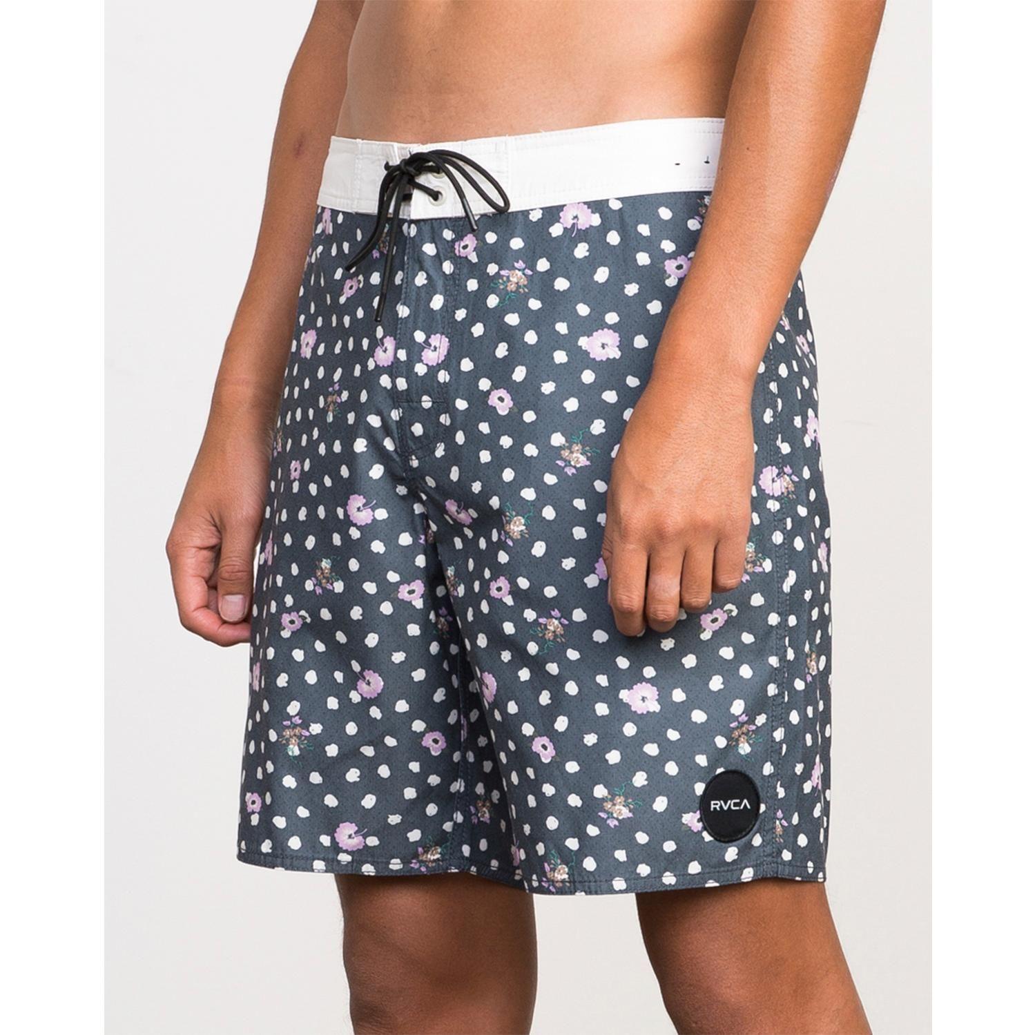 Traje de baño Hombre Poliéster Rvca Dahlia Trunk Masculino RVCA-1