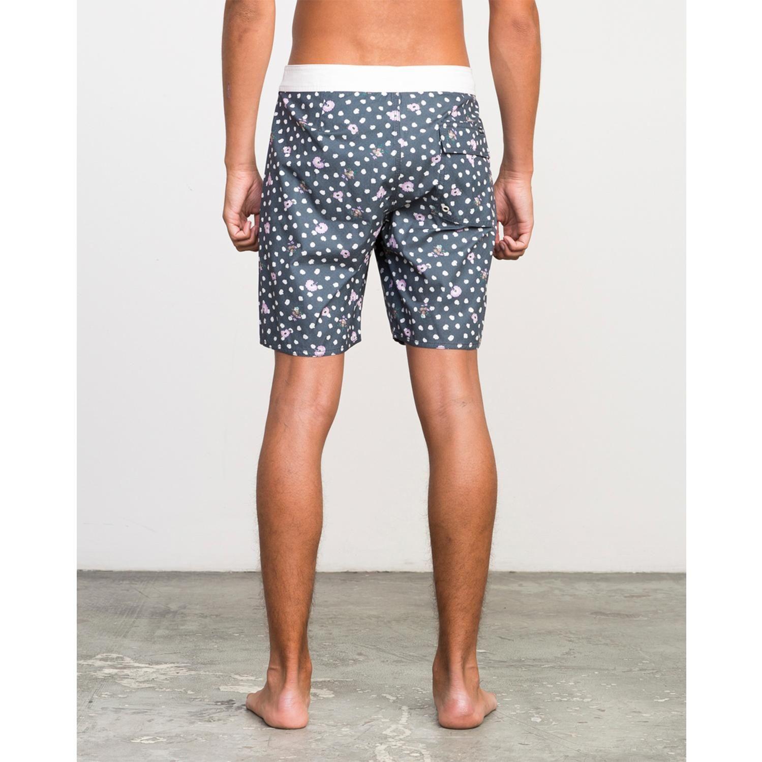 Traje de baño Hombre Poliéster Rvca Dahlia Trunk Masculino RVCA-2