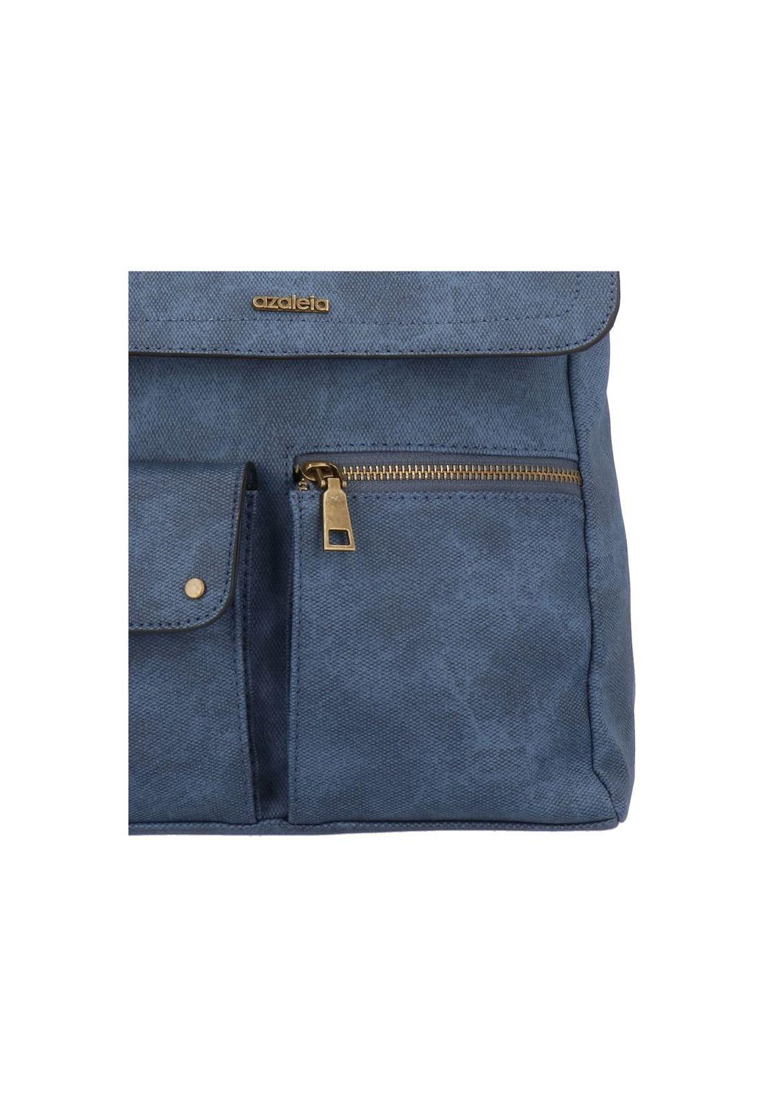 Cartera Mochila Convertible Casey Casual Denim-3