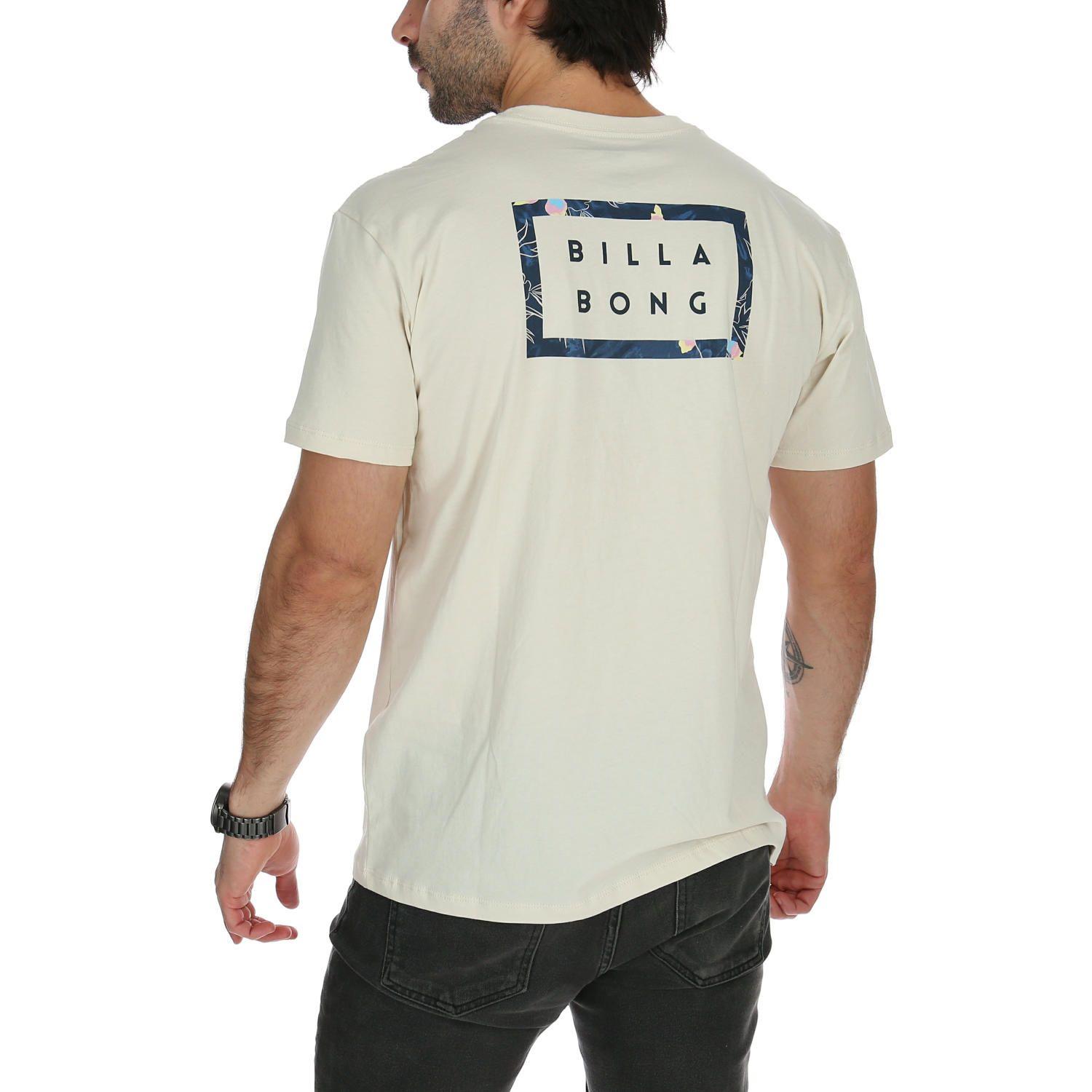Polera M/C Hombre Diecut Blanco Crema-2