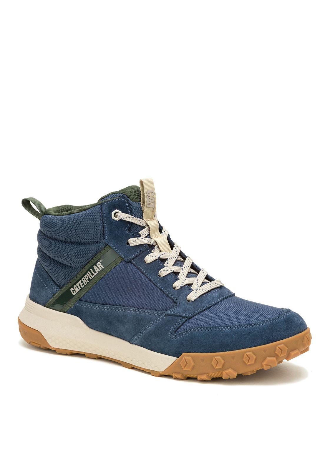 Zapatilla con caña Hombre Hex Ready Mid Mesh Azul -0