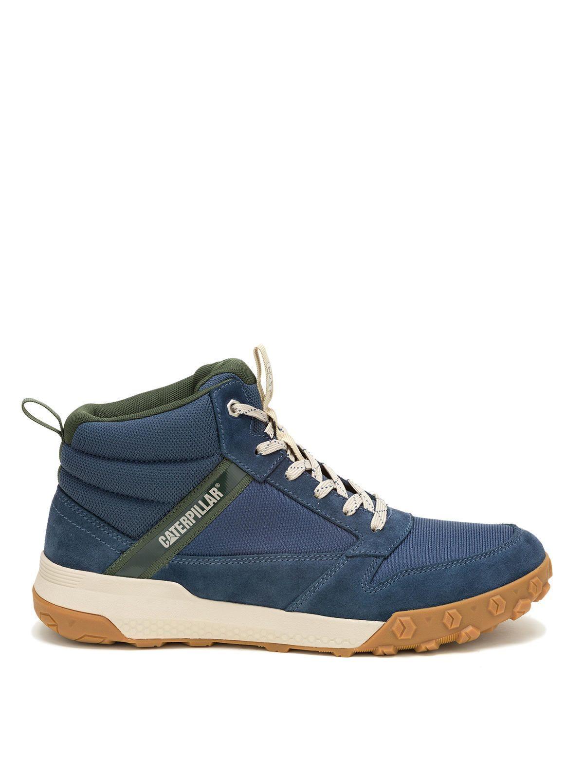can☆彡 Zapatilla con caña Hombre Hex Ready Mid Mesh Azul Caterpillar