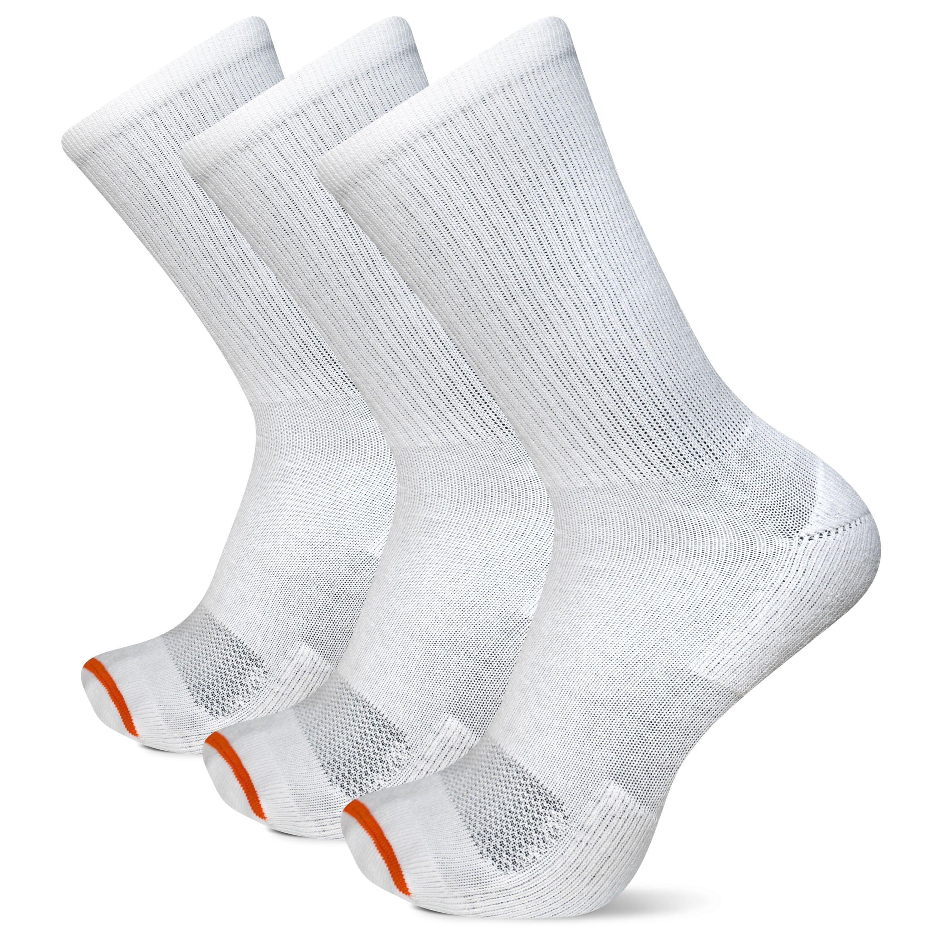 Calcetin Outdoor Access Cotton Crew 3 Blanco Unisex-0