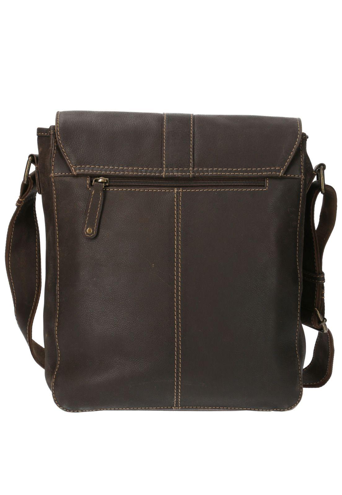 Maletín Cuero Unisex Th Drake Cross Café-2