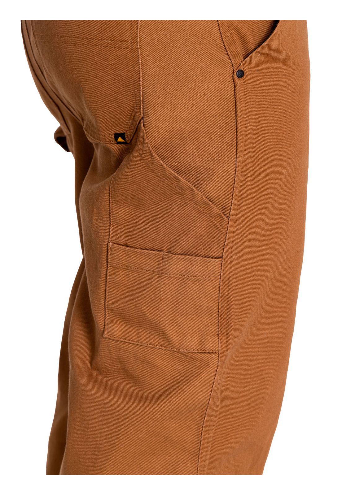 Pantalón Hombre Twill Carpenter Straight Café-4