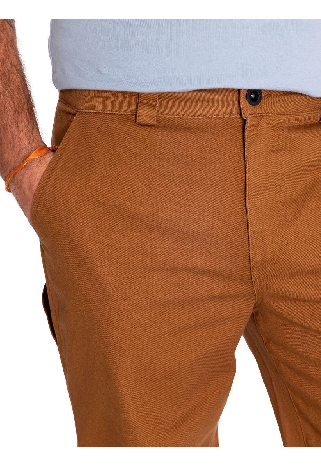 Pantalón Hombre Twill Carpenter Straight Café-5