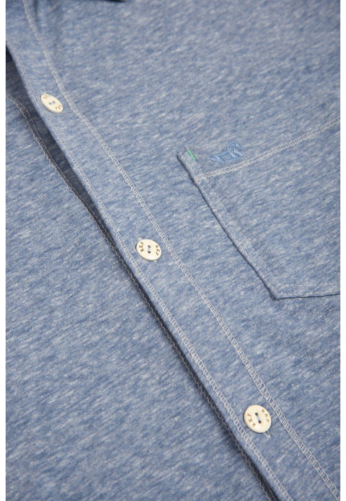 Camisa Hombre Jersey Azul-5