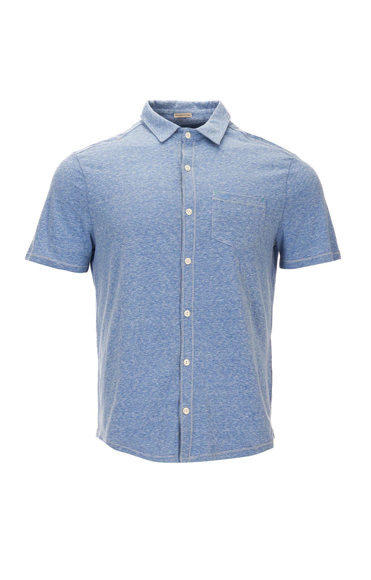 Camisa Hombre Jersey Azul-0